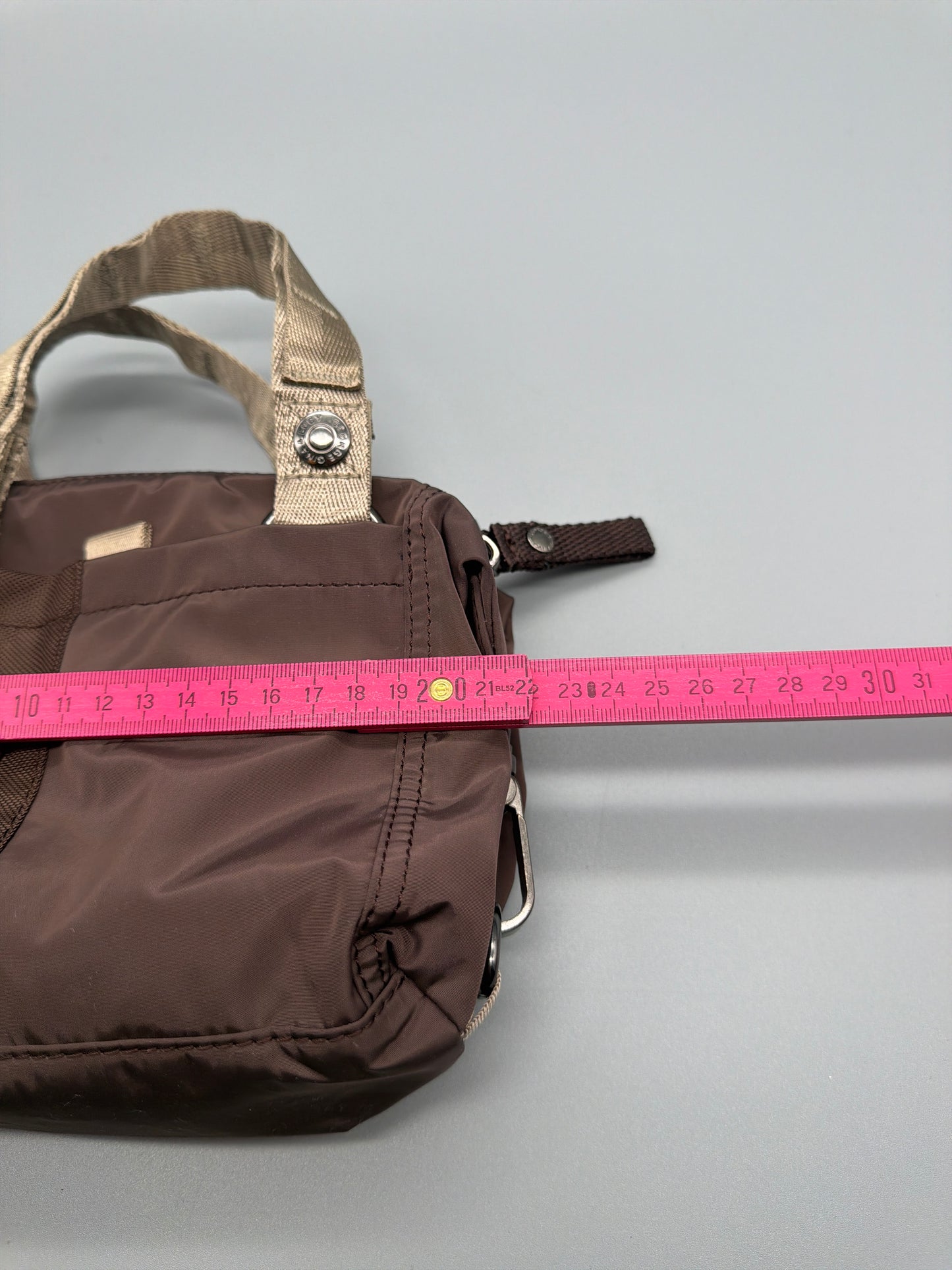 George Gina & Lucy Archive "Minilicious" Nylon Mini Bag - Brown / Earth Tones