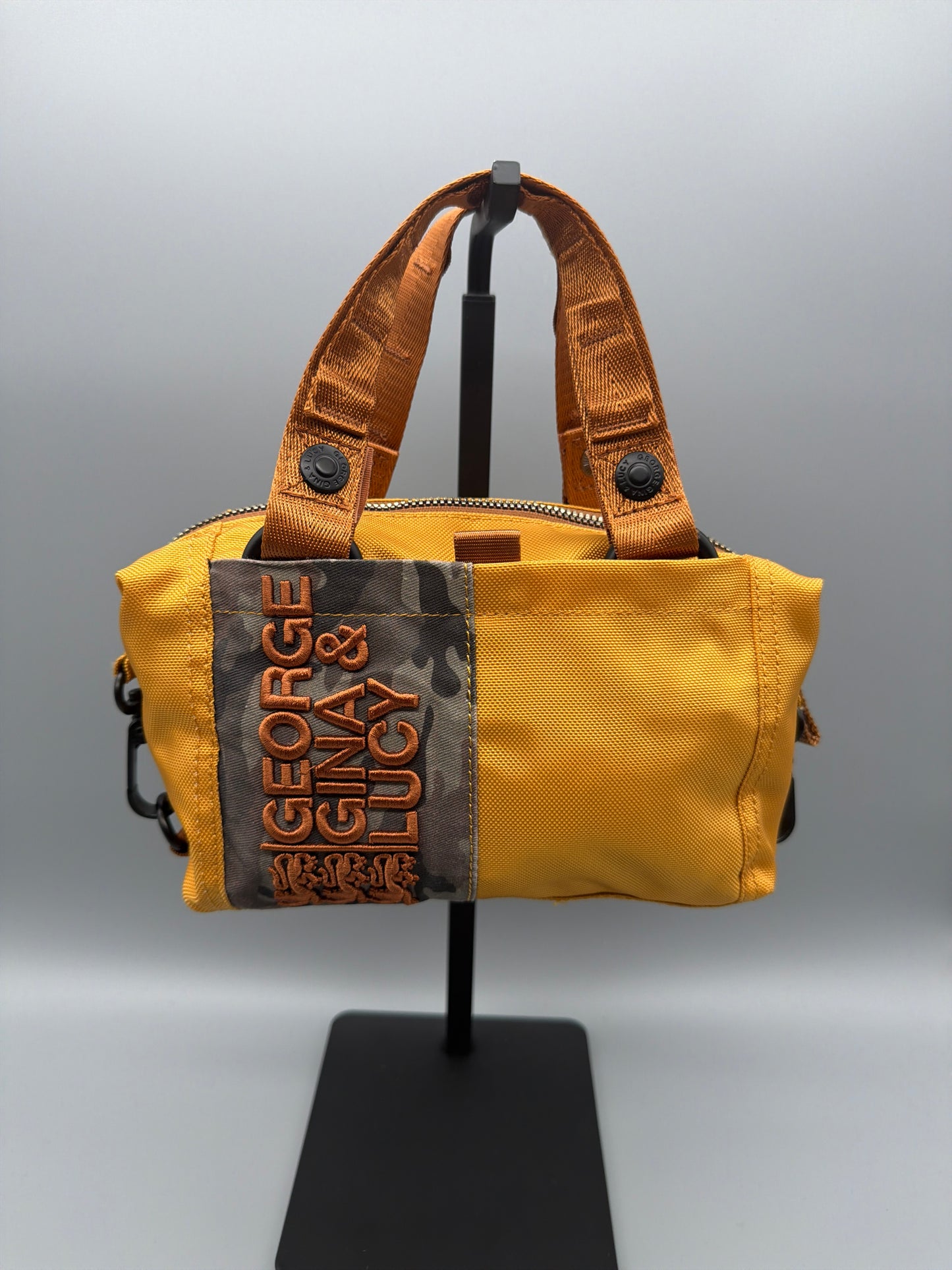 George Gina & Lucy Archive "Minilicious" Mini Bag - Yellow / Camouflage