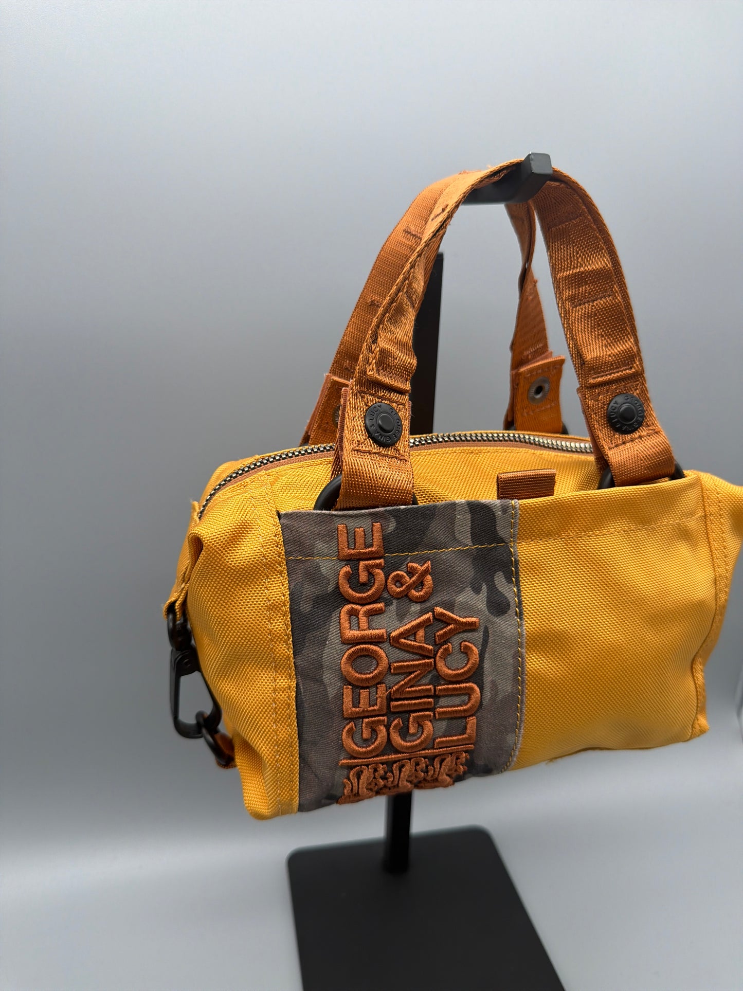 George Gina & Lucy Archive "Minilicious" Mini Bag - Yellow / Camouflage