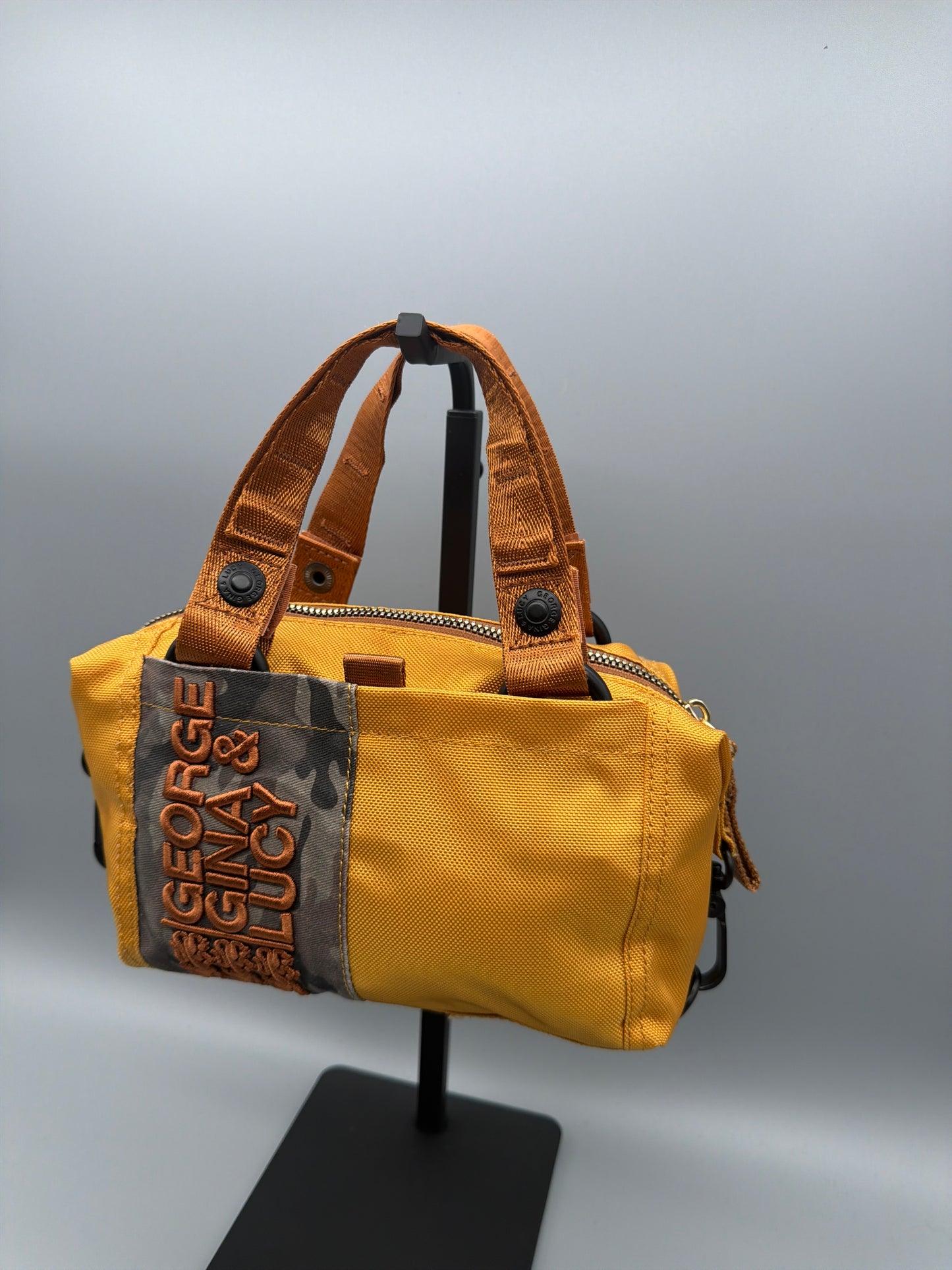 George Gina & Lucy Archive "Minilicious" Mini Bag - Yellow / Camouflage
