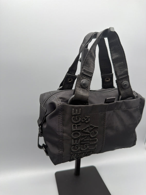 George Gina & Lucy Archive "Minilicious" Mini Bag - All Black / Camo Lining