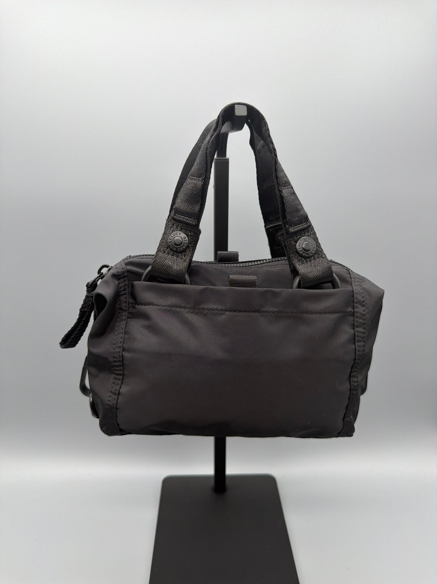 George Gina & Lucy Archive "Minilicious" Mini Bag - All Black / Camo Lining