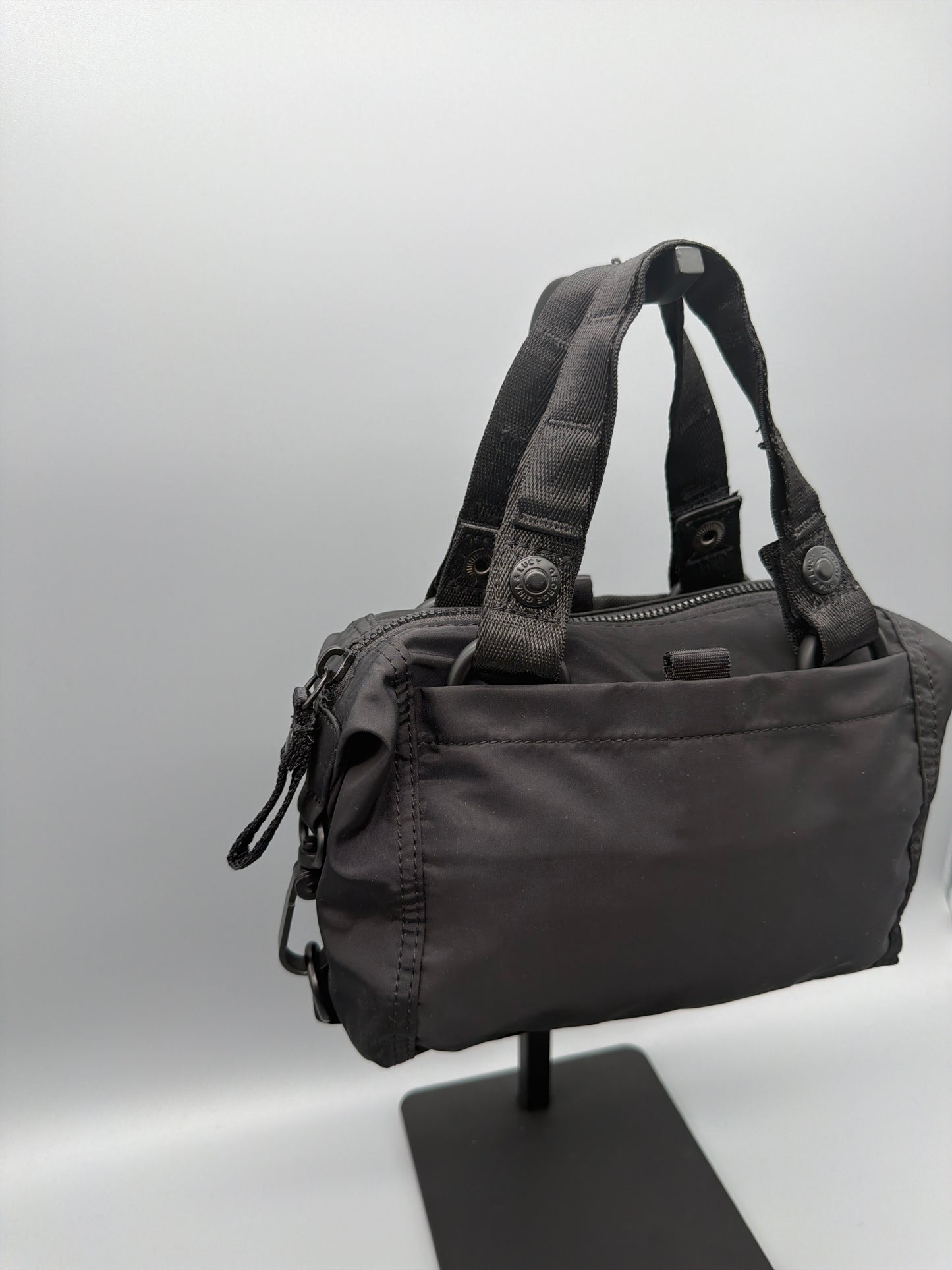 George Gina & Lucy Archive "Minilicious" Mini Bag - All Black / Camo Lining