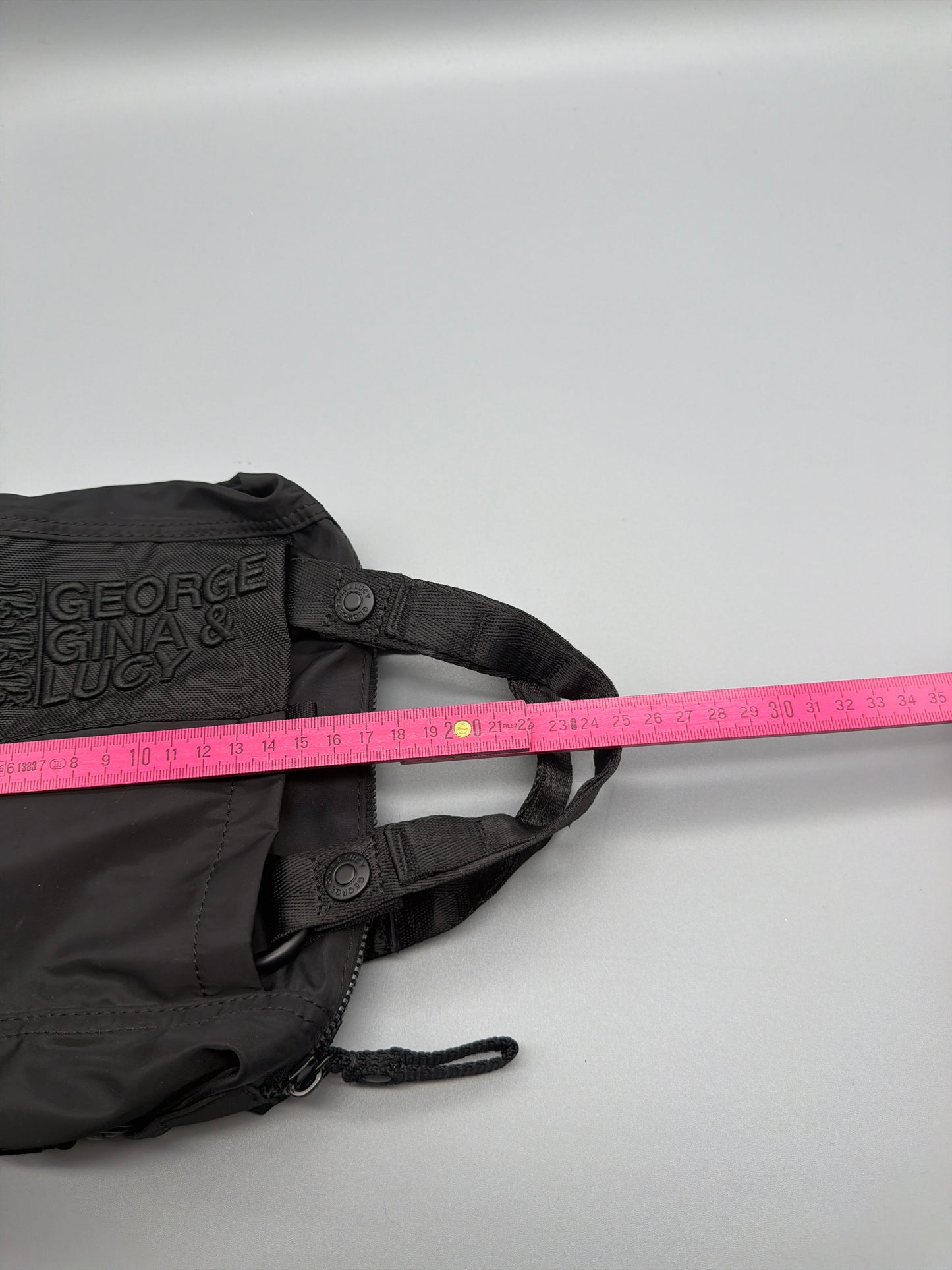 George Gina & Lucy Archive "Minilicious" Mini Bag - All Black / Camo Lining