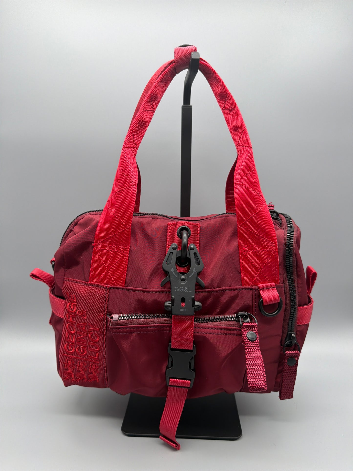 George Gina & Lucy Archive "N8KRACH" Mini Bag - Dark Red / Burgundy