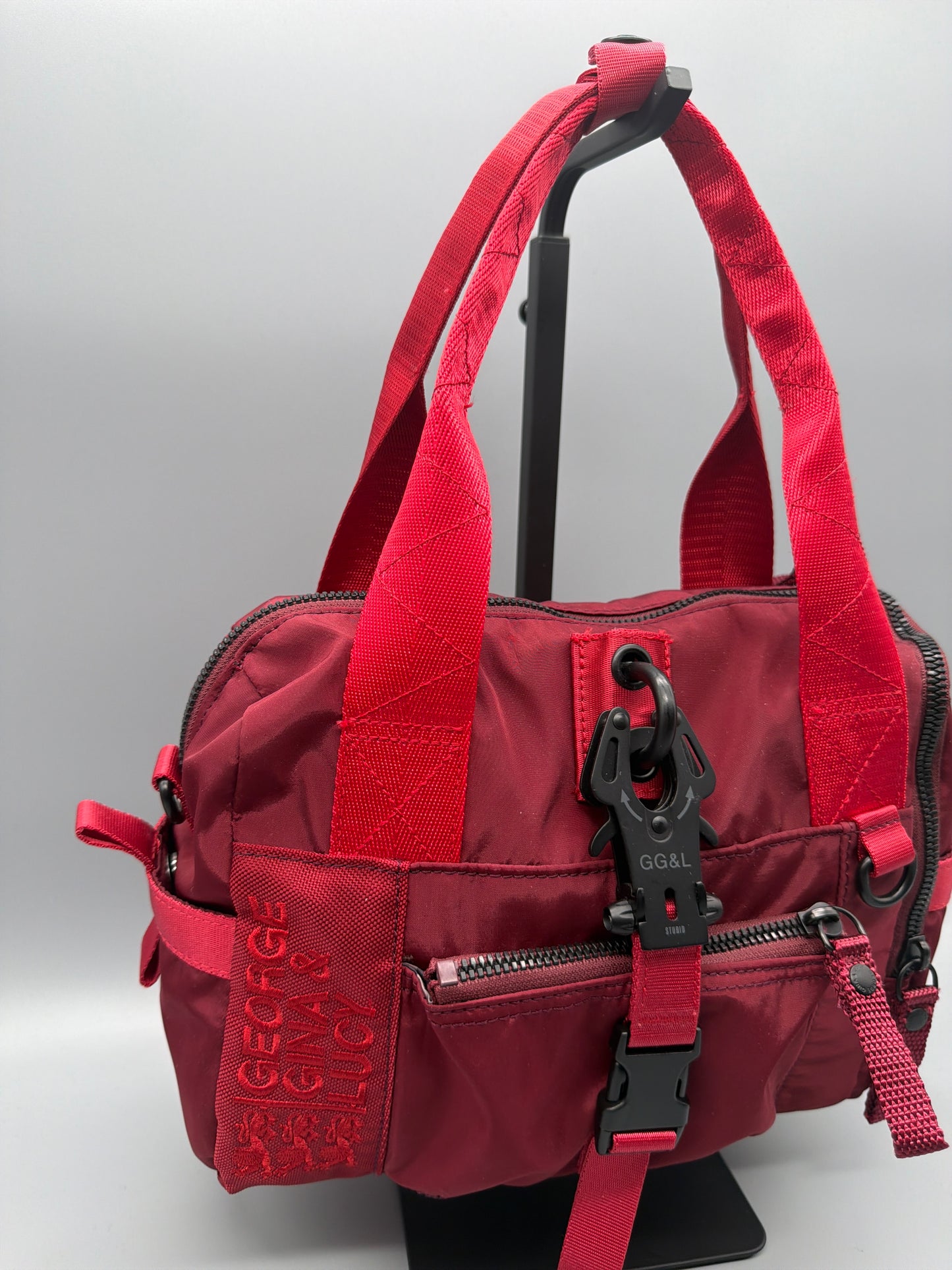 George Gina & Lucy Archive "N8KRACH" Mini Bag - Dark Red / Burgundy
