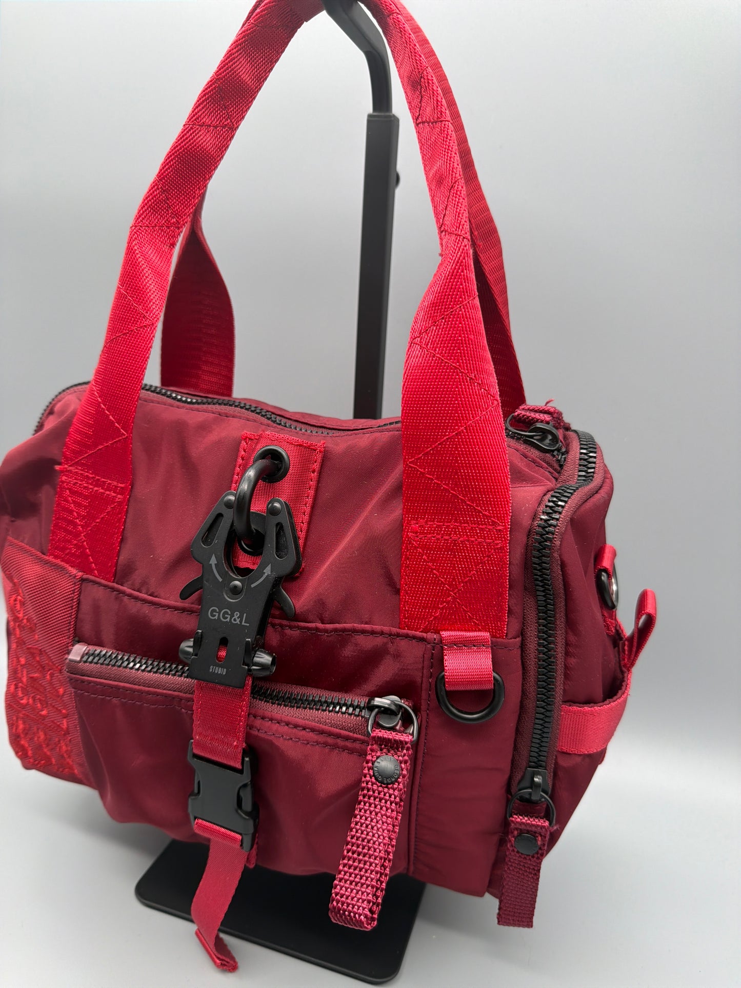 George Gina & Lucy Archive "N8KRACH" Mini Bag - Dark Red / Burgundy