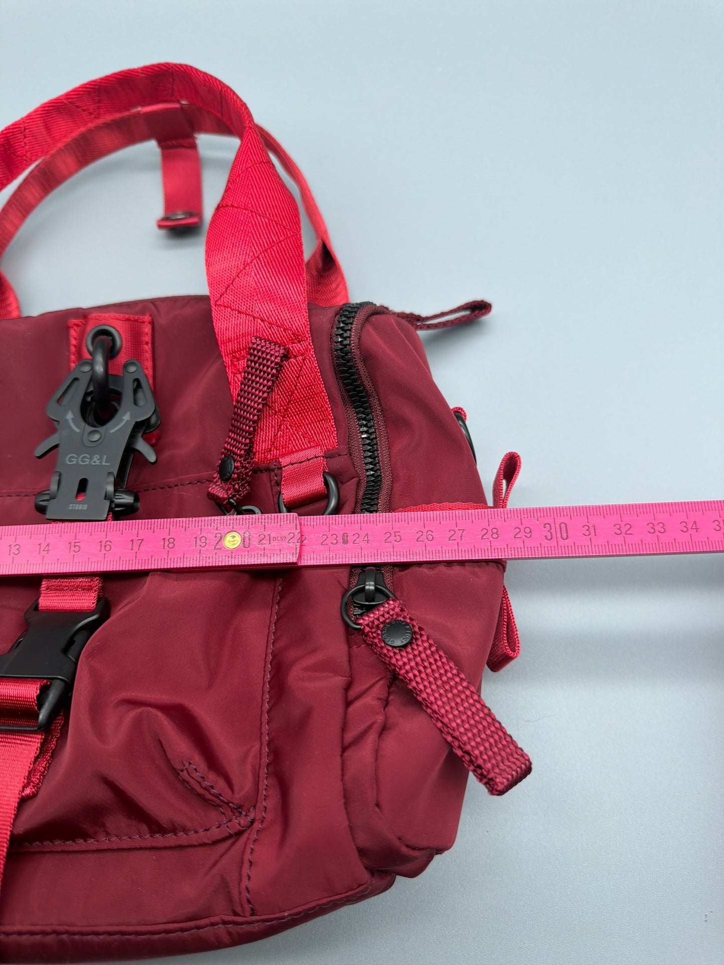 George Gina & Lucy Archive "N8KRACH" Mini Bag - Dark Red / Burgundy