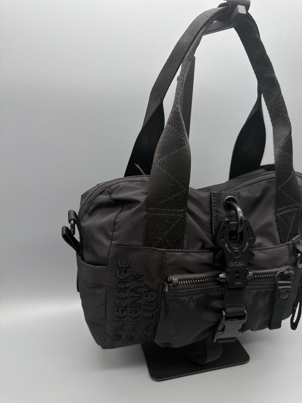 George Gina & Lucy "N8Krach" Nylon Mini Bag - All Black