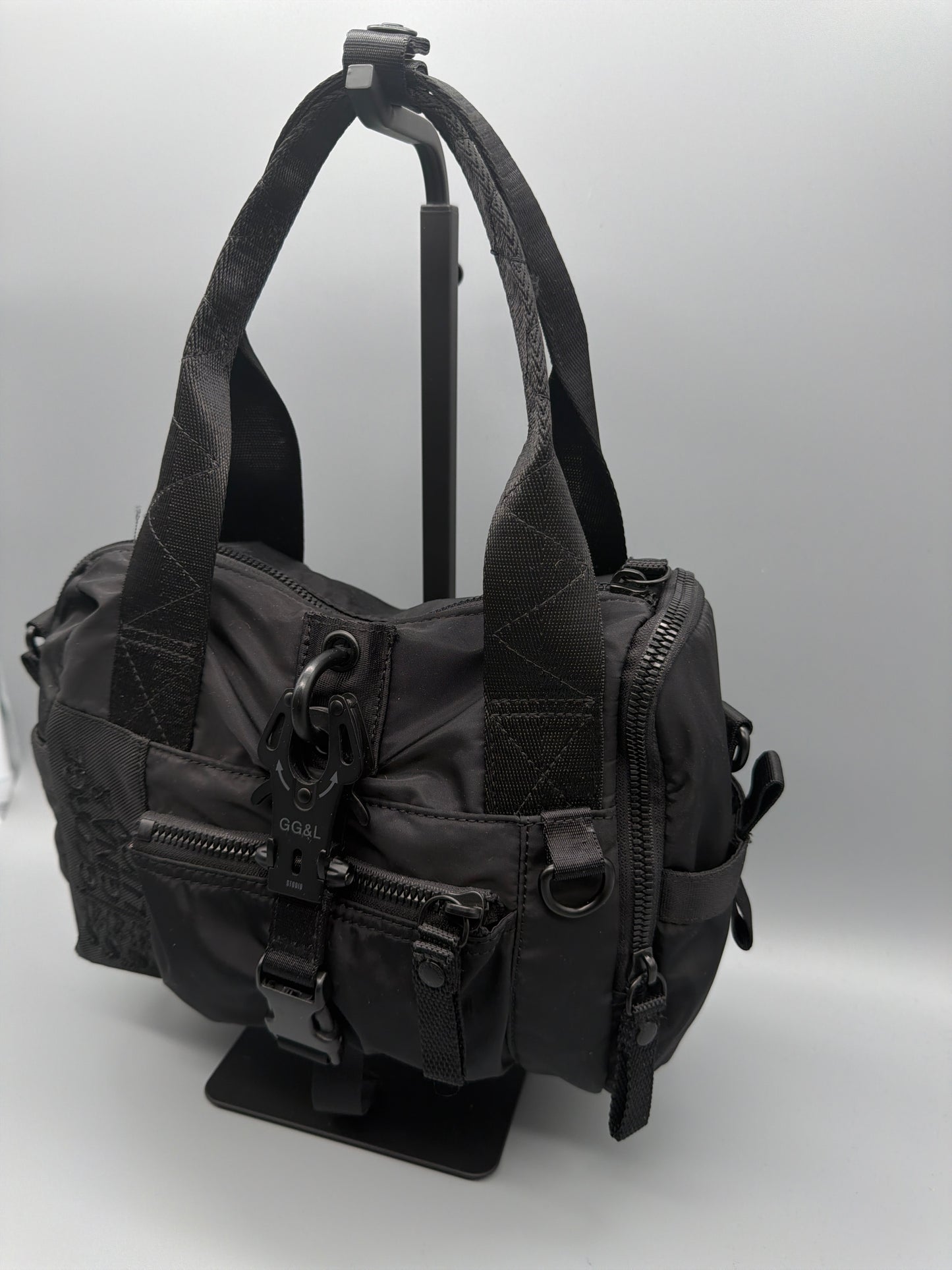 George Gina & Lucy "N8Krach" Nylon Mini Bag - All Black