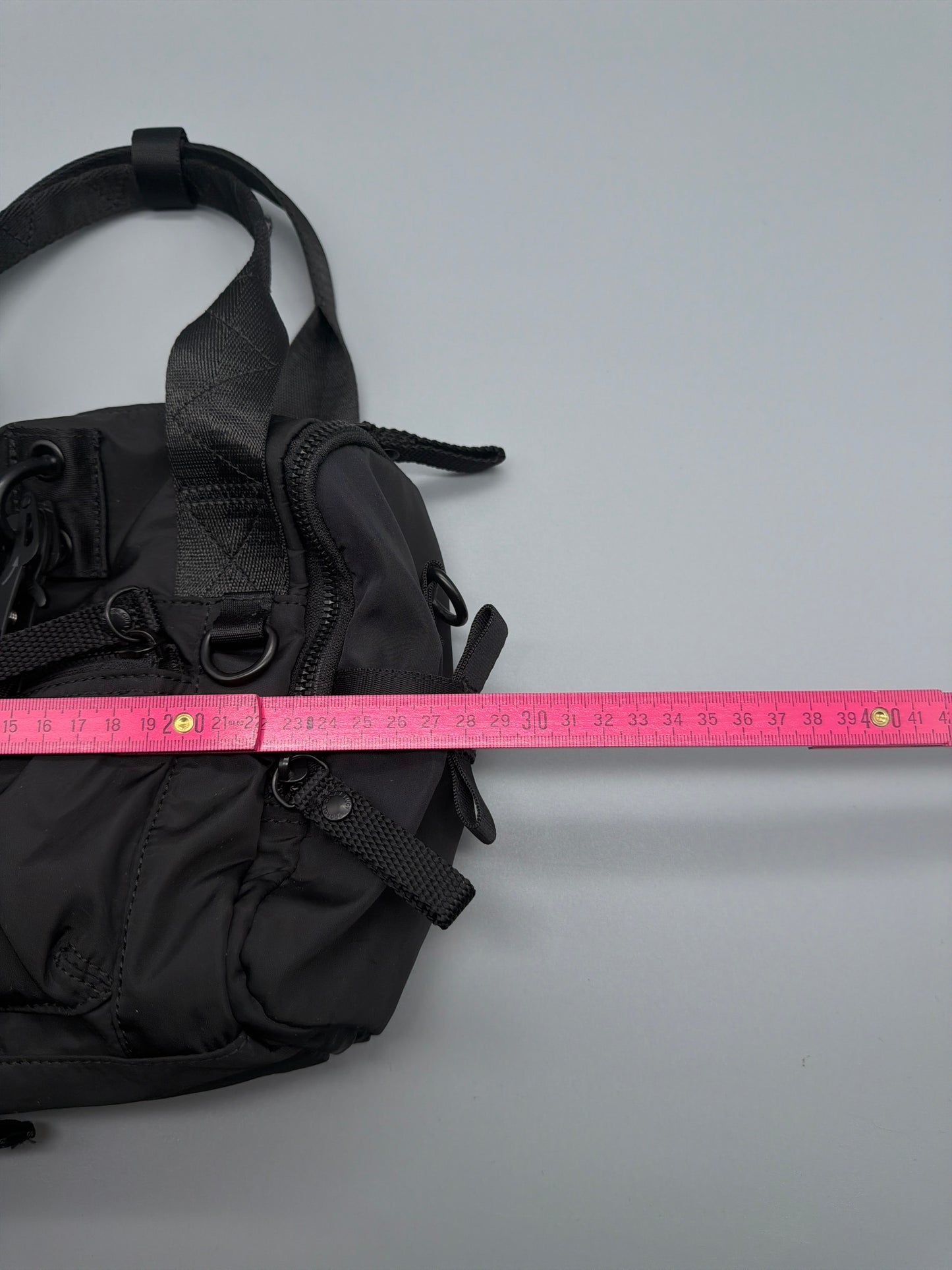 George Gina & Lucy "N8Krach" Nylon Mini Bag - All Black