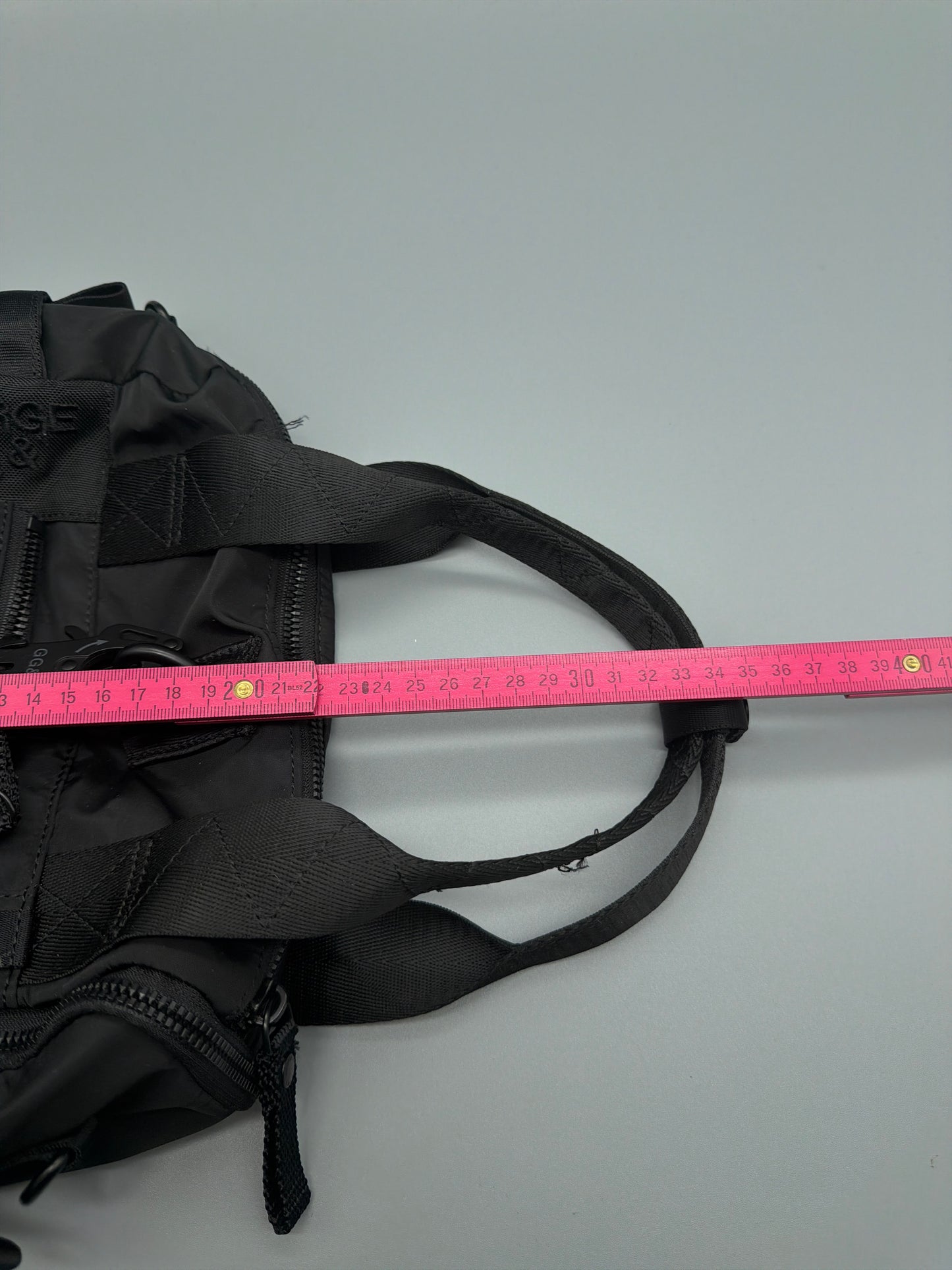 George Gina & Lucy "N8Krach" Nylon Mini Bag - All Black