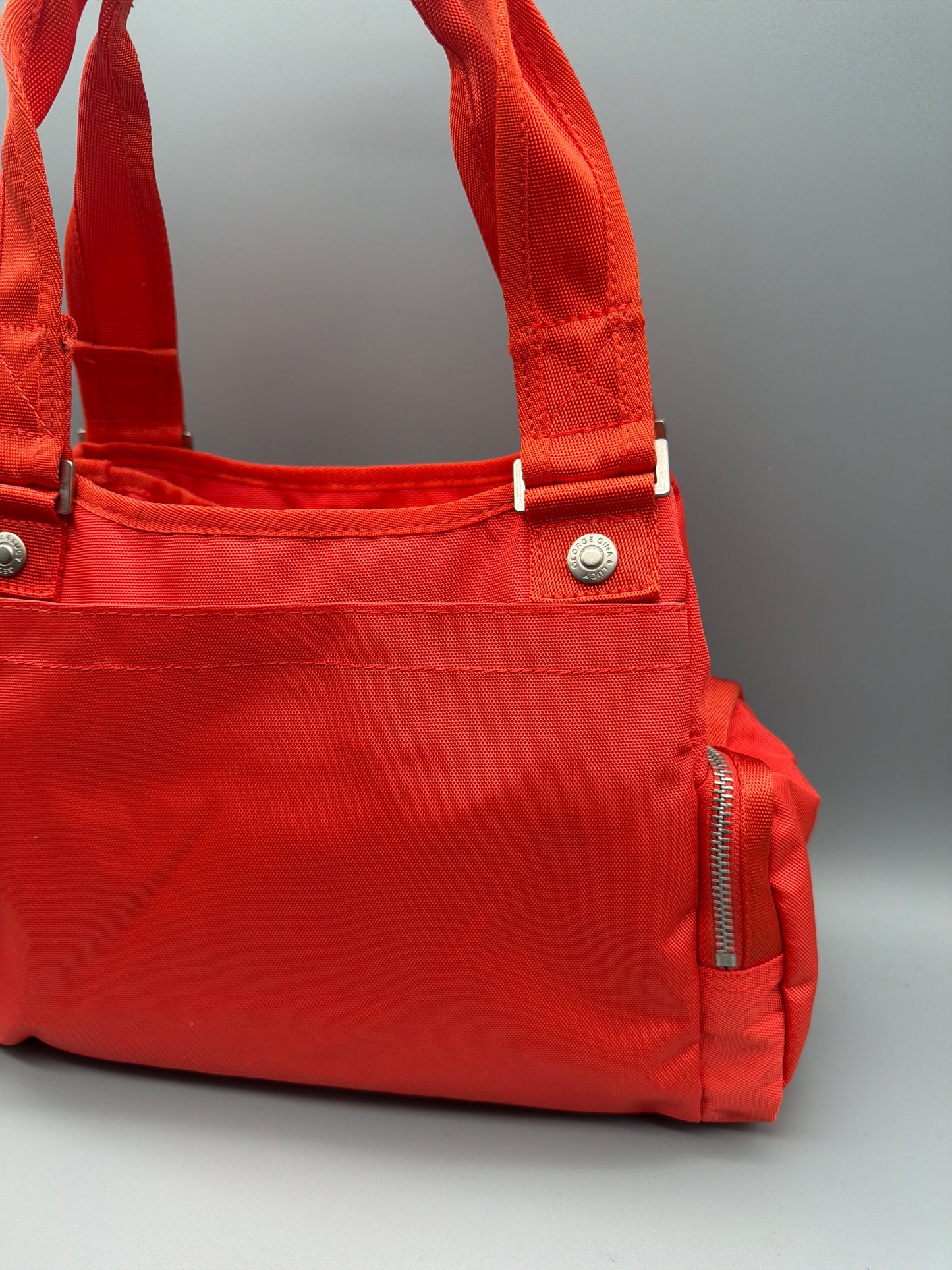 George Gina & Lucy "Rocket Babe" Nylon Shoulder Bag - Bright Red