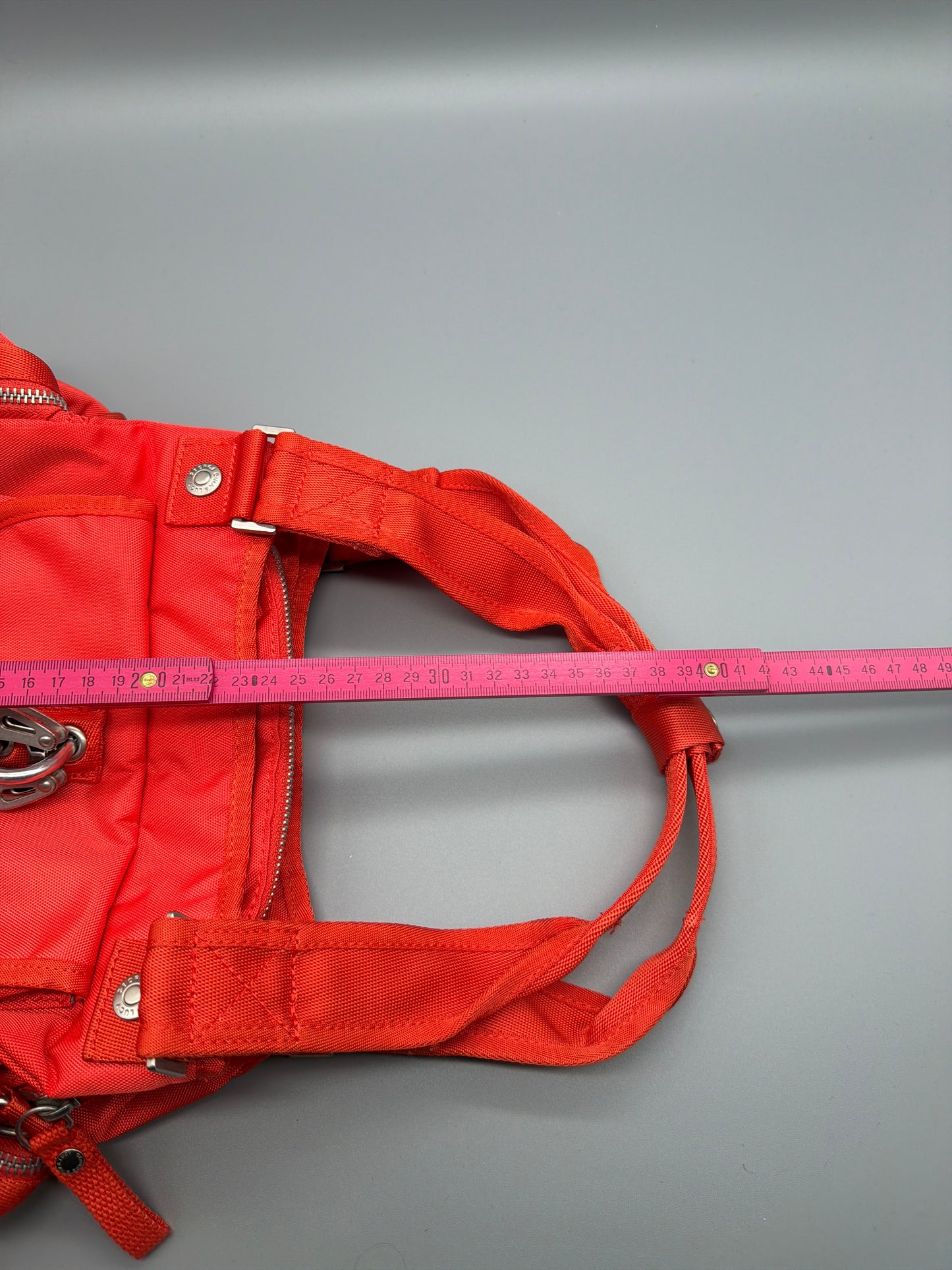 George Gina & Lucy "Rocket Babe" Nylon Shoulder Bag - Bright Red