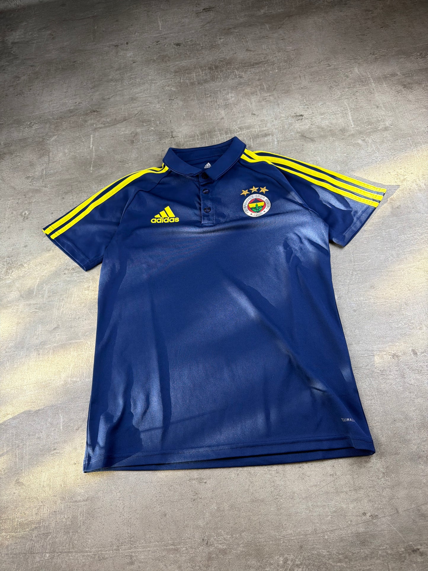 Adidas x Fenerbahçe SK "Club Elite" Polo Shirt - Navy/Yellow