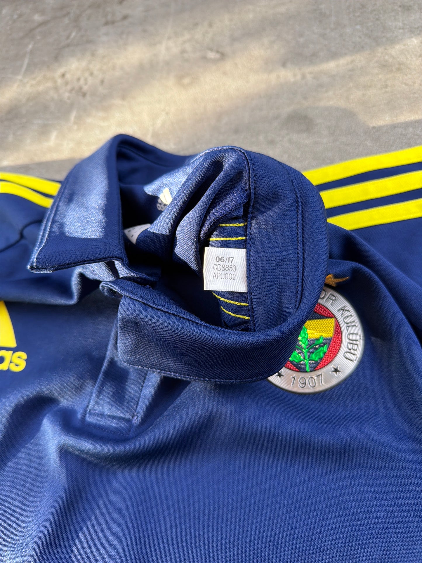 Adidas x Fenerbahçe SK "Club Elite" Polo Shirt - Navy/Yellow
