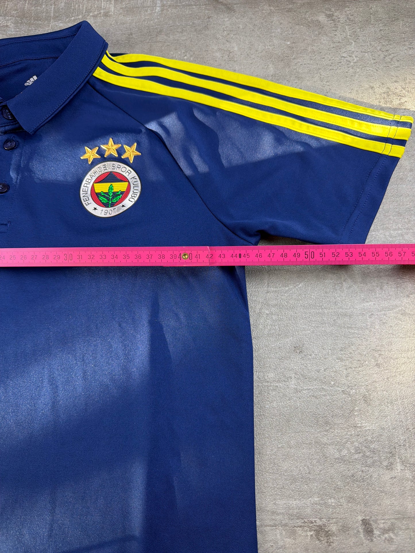 Adidas x Fenerbahçe SK "Club Elite" Polo Shirt - Navy/Yellow