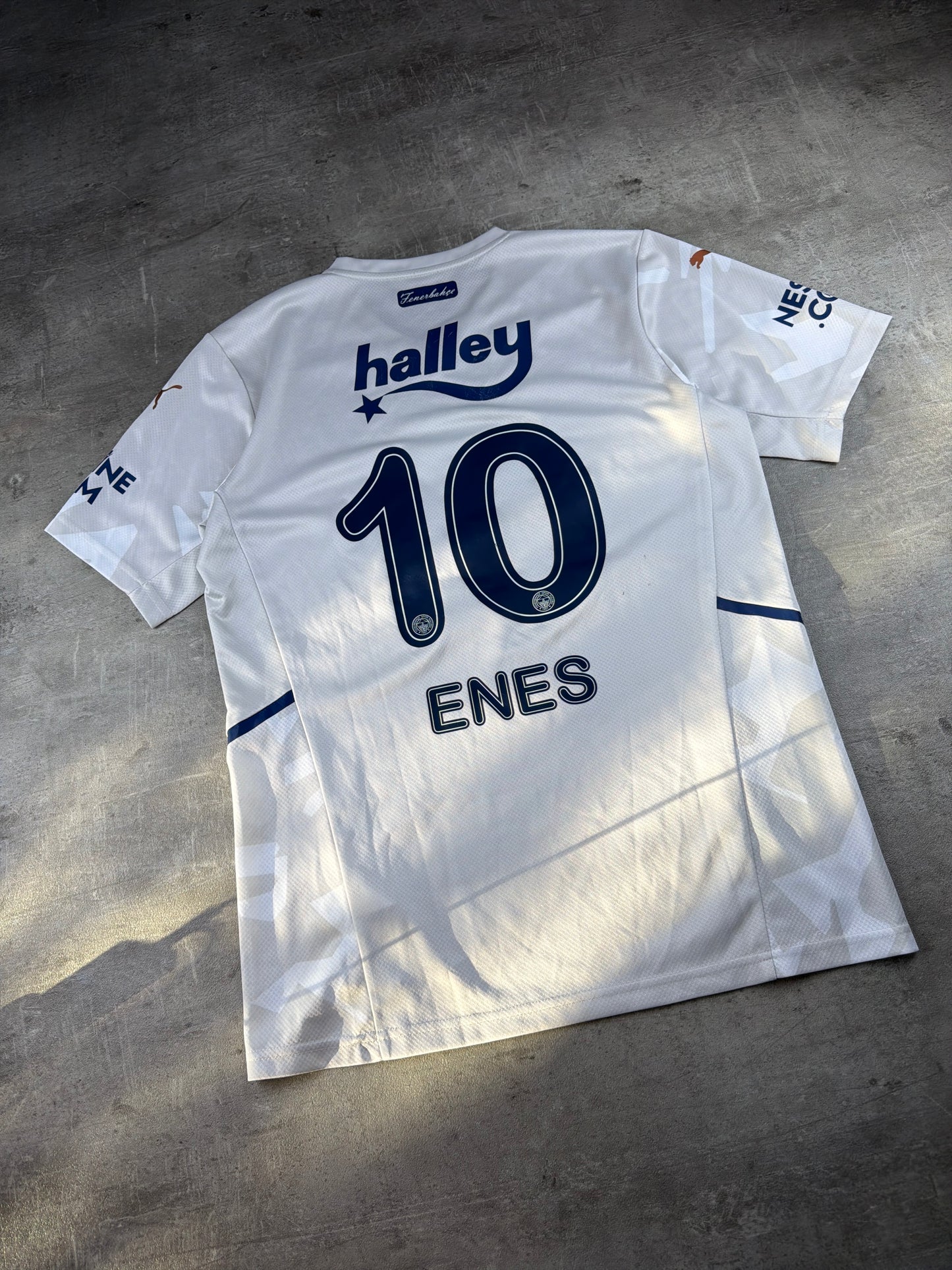 Puma Fenerbahçe SK "Enes #10" Camo Jersey - Off-White / Cream & Navy