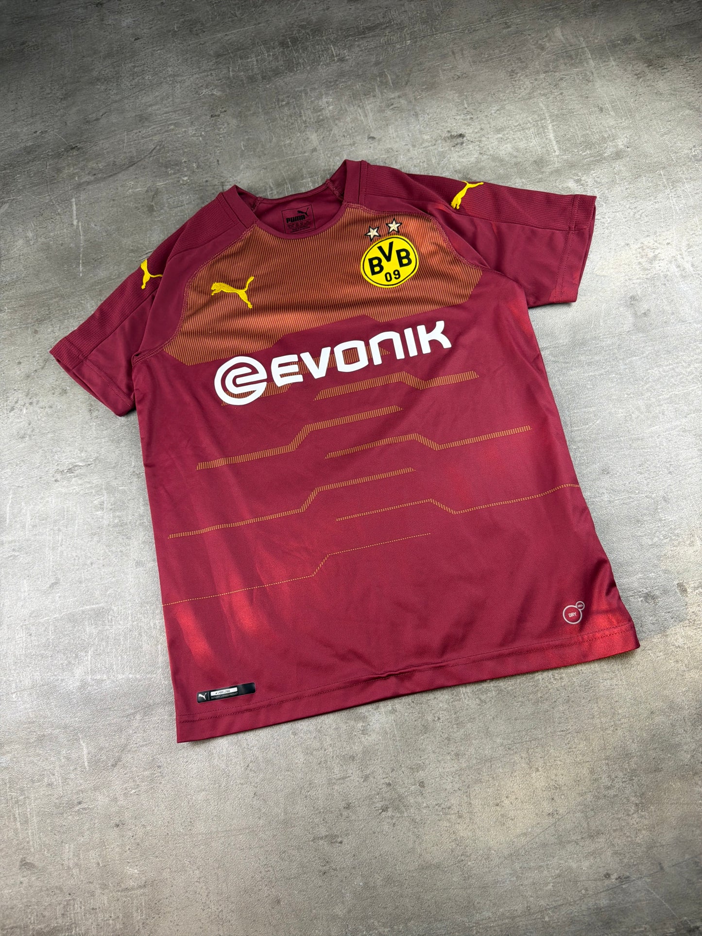 Puma x BVB 09 Archive "Dortmund" Jersey - Burgundy / Gold