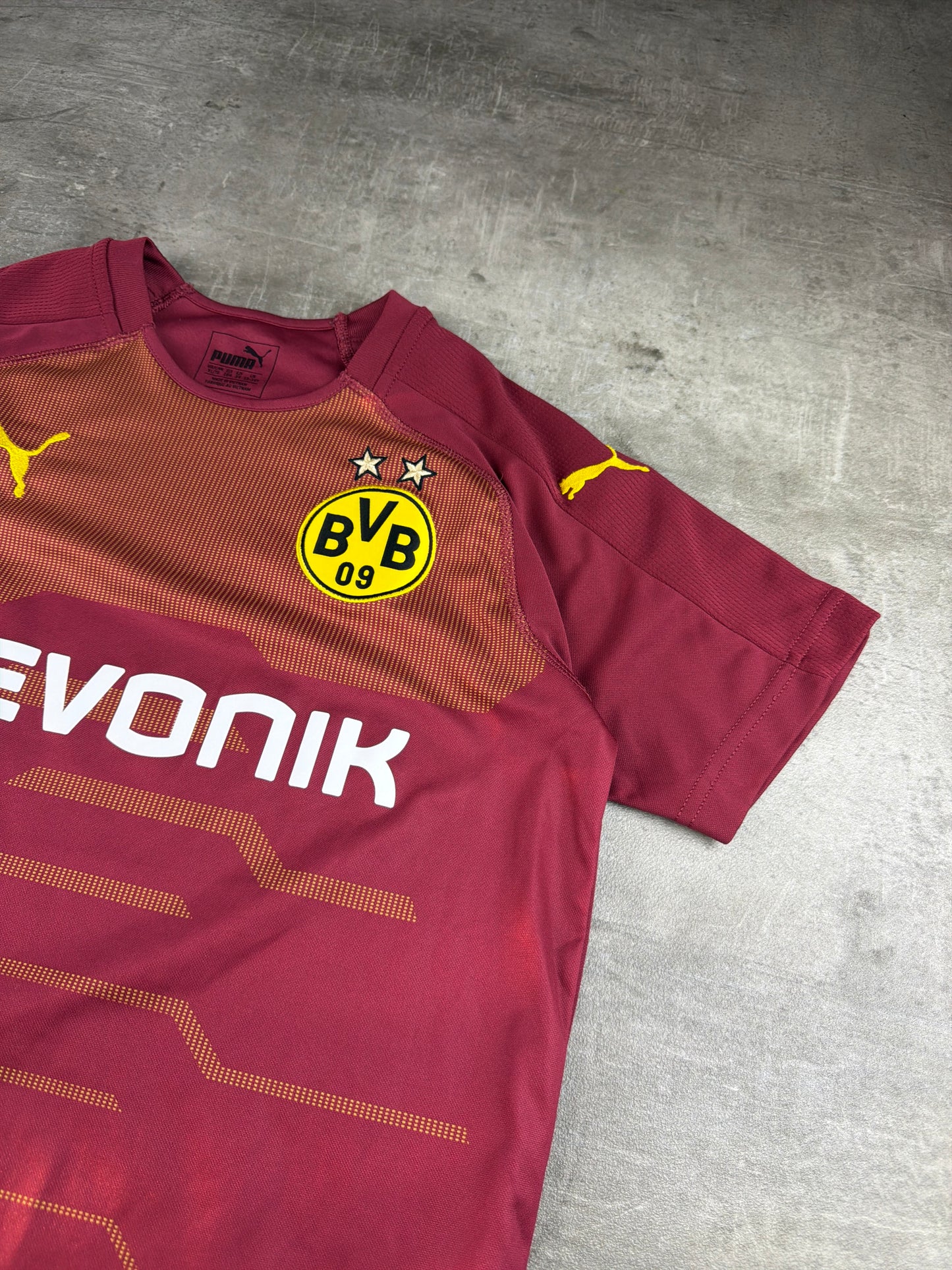 Puma x BVB 09 Archive "Dortmund" Jersey - Burgundy / Gold