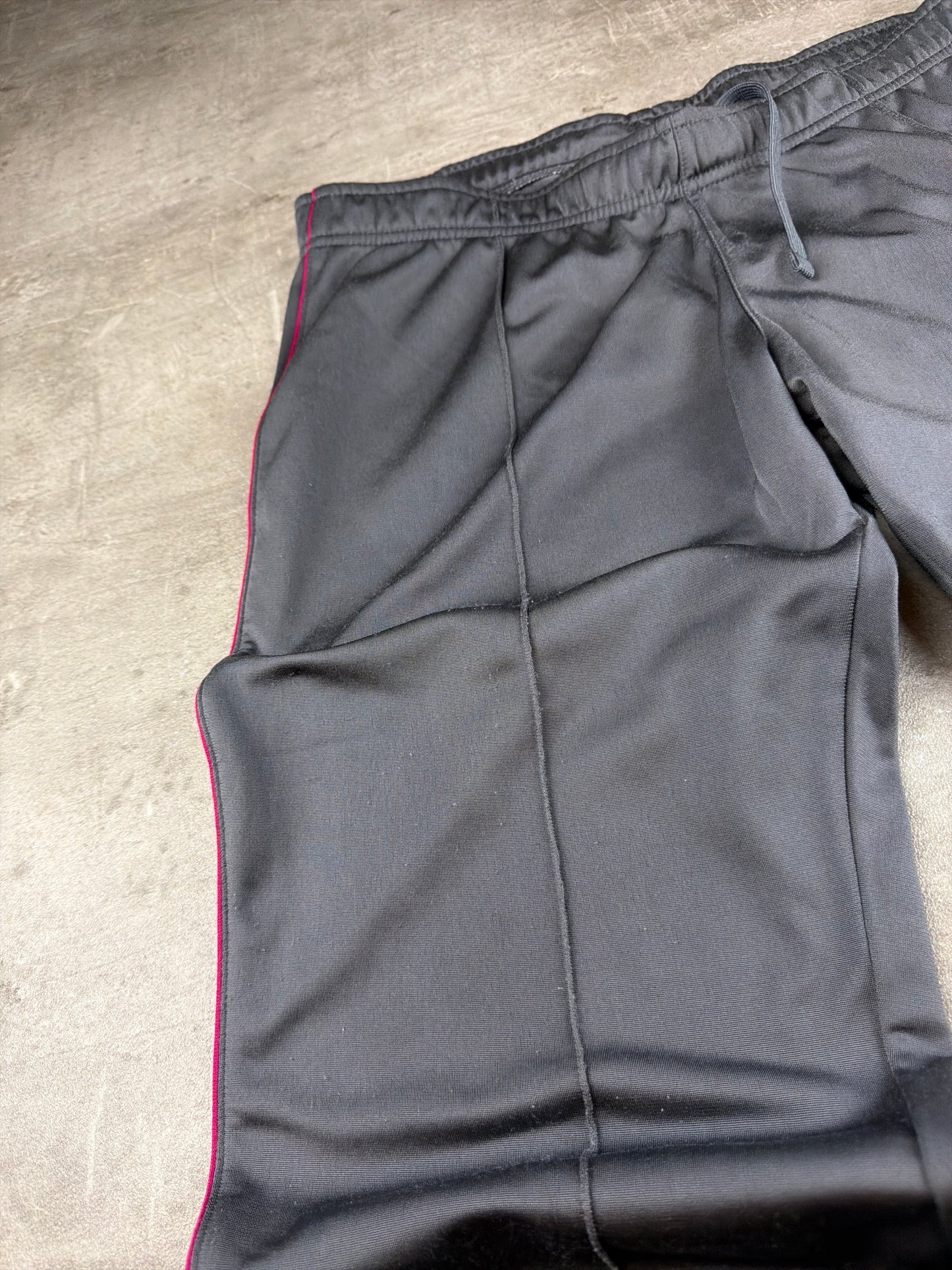 Nike Y2K Side-Piping Wide Leg Trackpants - Dark Grey / Magenta