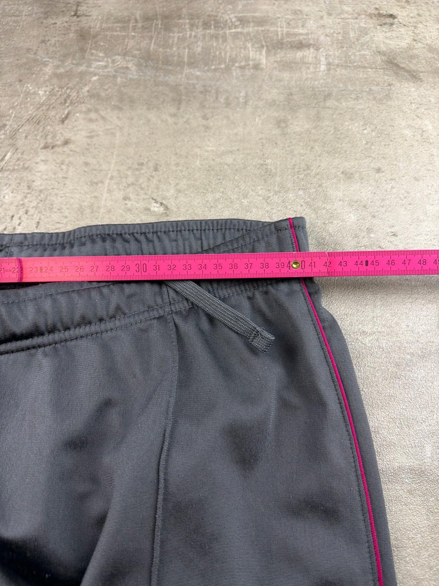 Nike Y2K Side-Piping Wide Leg Trackpants - Dark Grey / Magenta