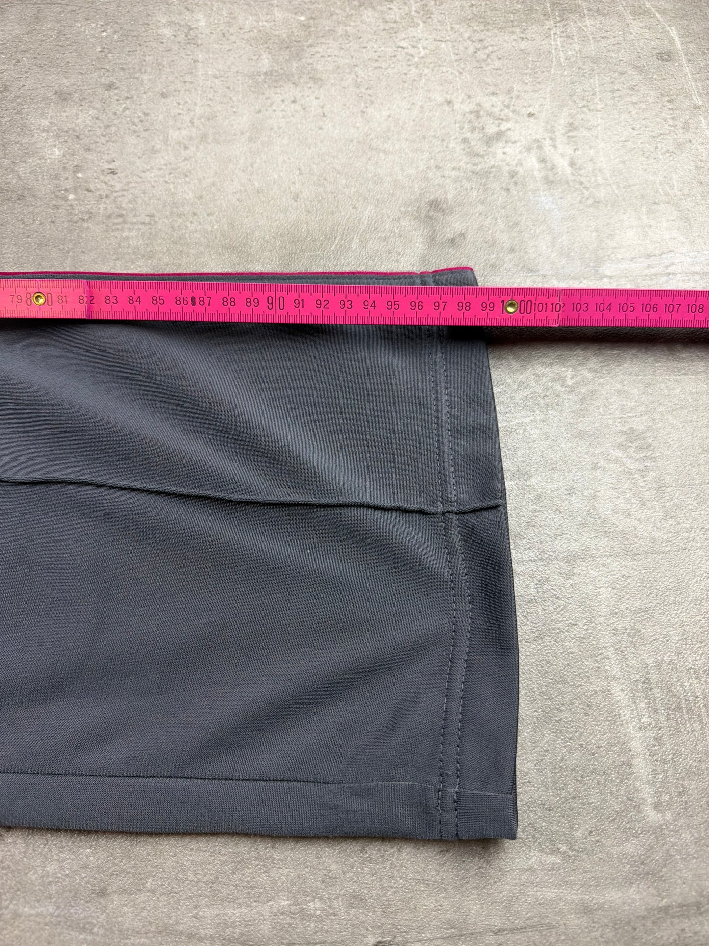 Nike Y2K Side-Piping Wide Leg Trackpants - Dark Grey / Magenta