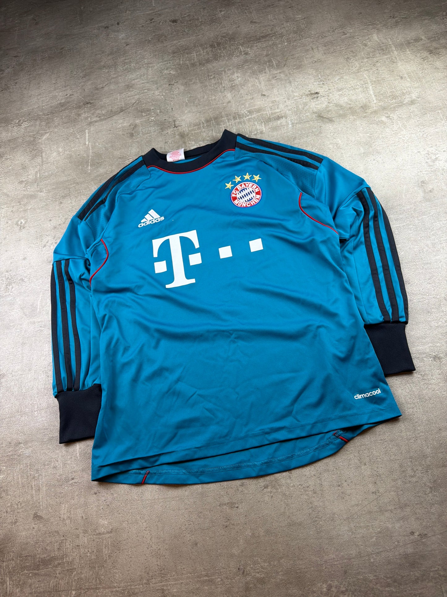 Adidas FC Bayern München 2013/14 Archive "Climacool" Goalkeeper Jersey - Teal Blue / Petrol