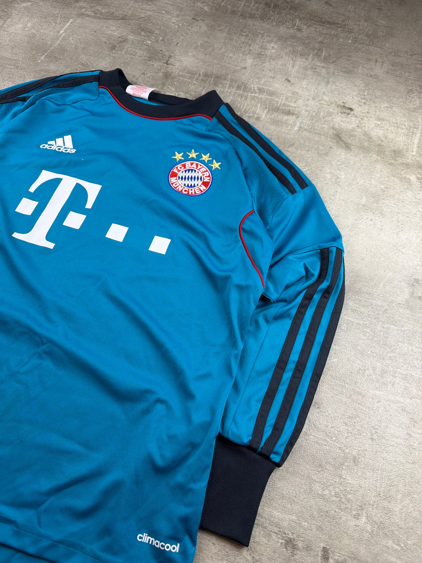 Adidas FC Bayern München 2013/14 Archive "Climacool" Goalkeeper Jersey - Teal Blue / Petrol