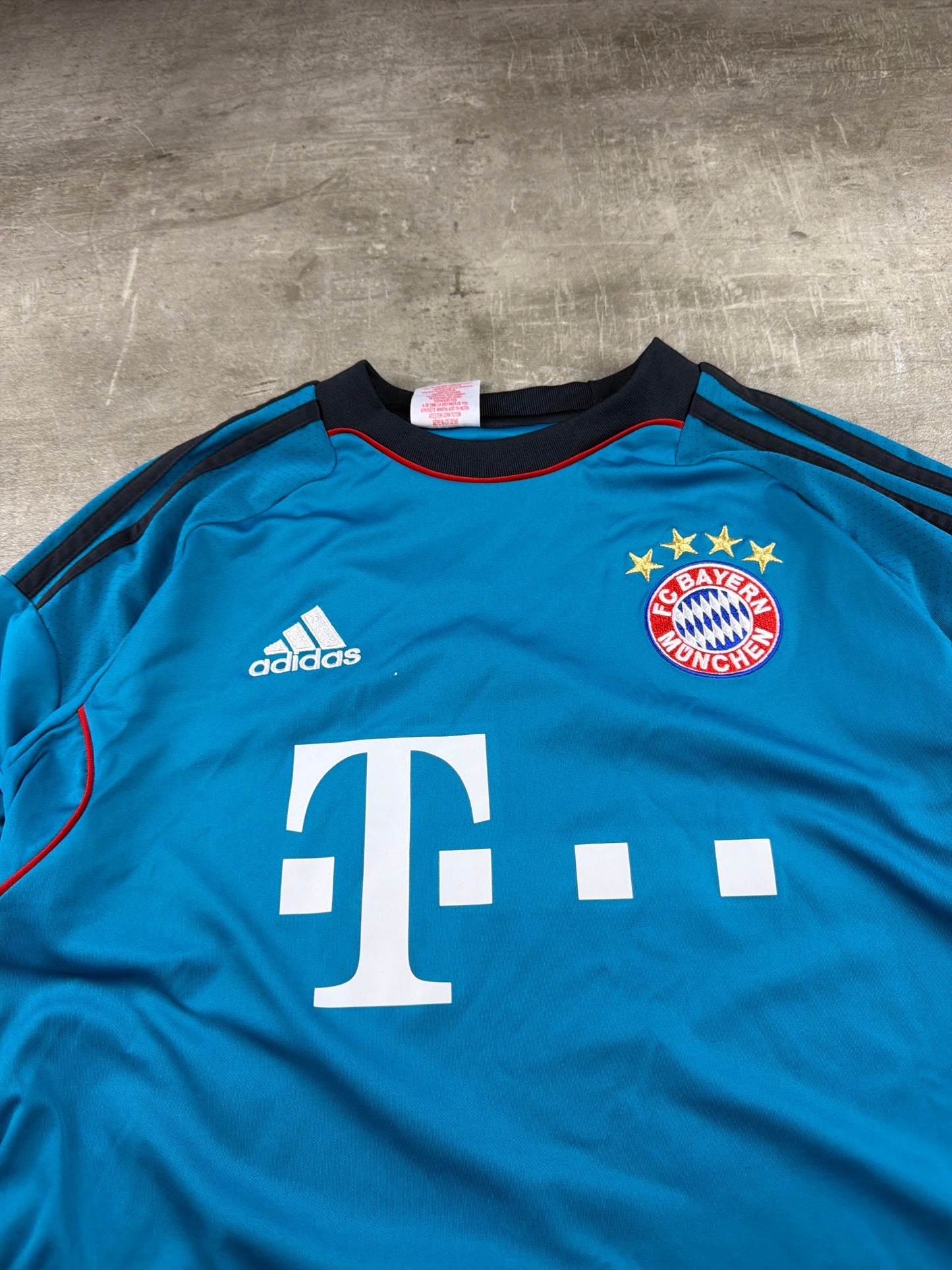 Adidas FC Bayern München 2013/14 Archive "Climacool" Goalkeeper Jersey - Teal Blue / Petrol