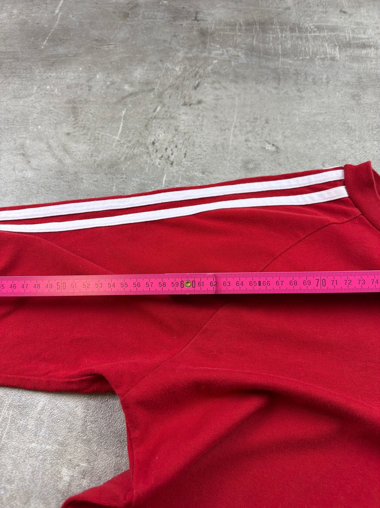 Adidas Originals 3-Stripes Longsleeve - Cherry Red / White