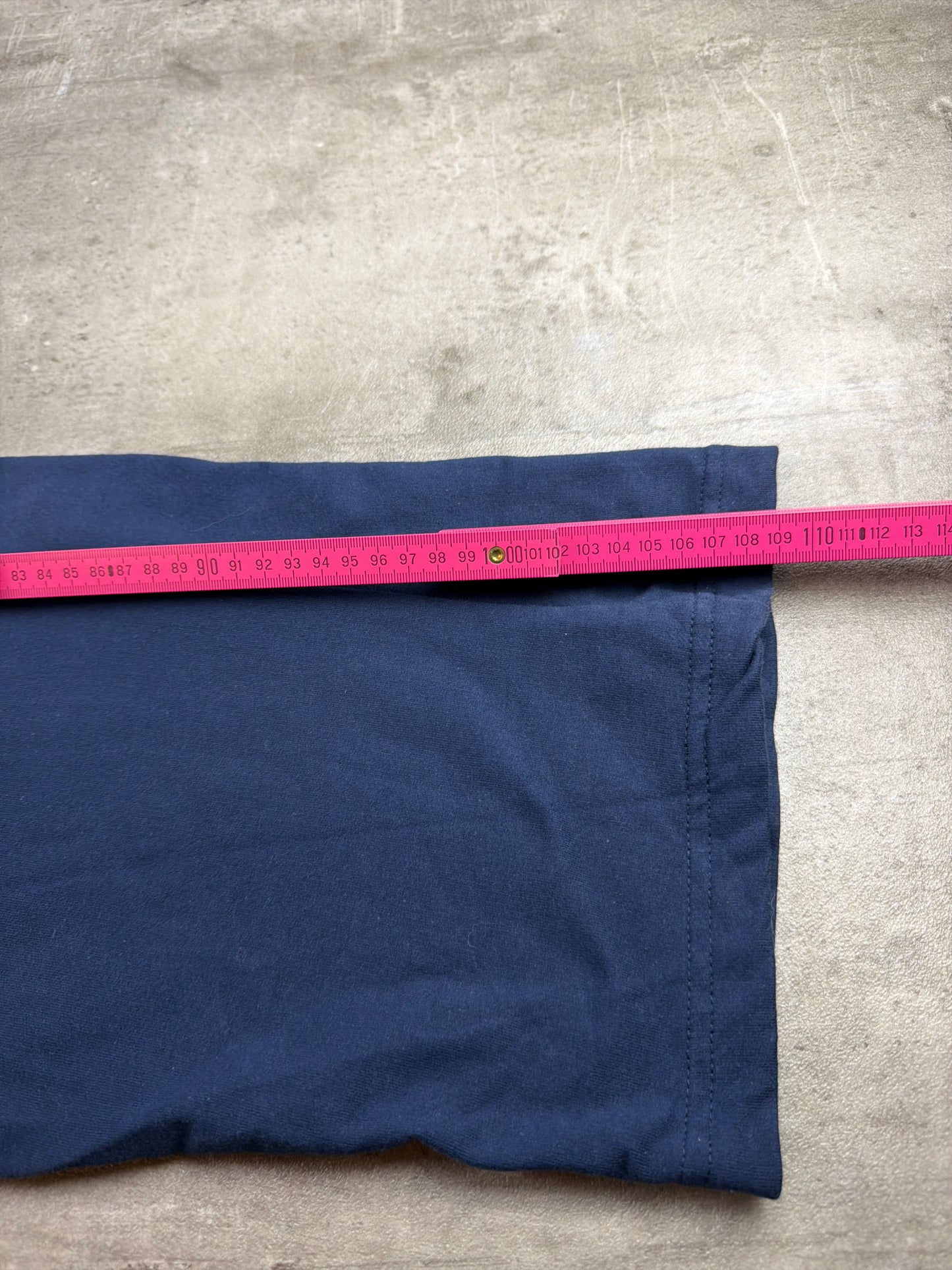 Uncle Sam Big Logo Wide Leg Sweatpants - Navy Blue