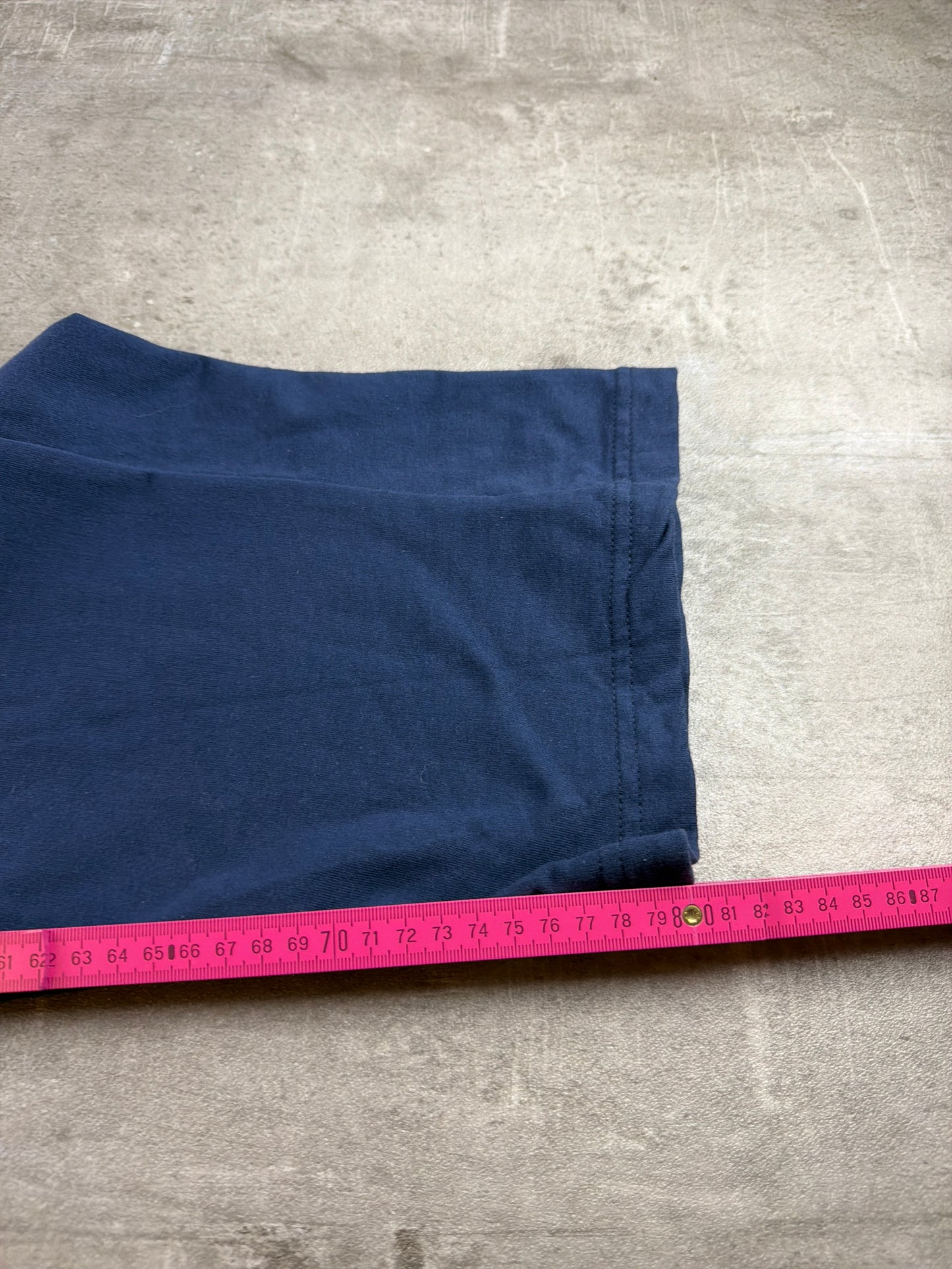 Uncle Sam Big Logo Wide Leg Sweatpants - Navy Blue