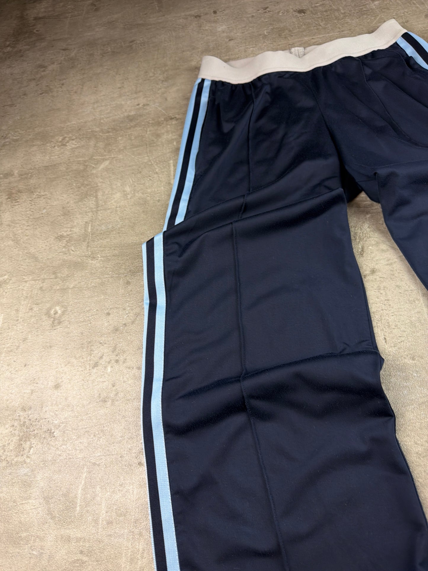 Adidas Three Stripes Trackpants – Navy / Light Blue