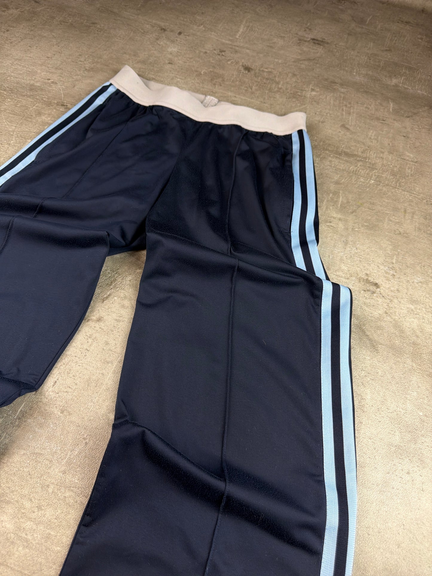 Adidas Three Stripes Trackpants – Navy / Light Blue