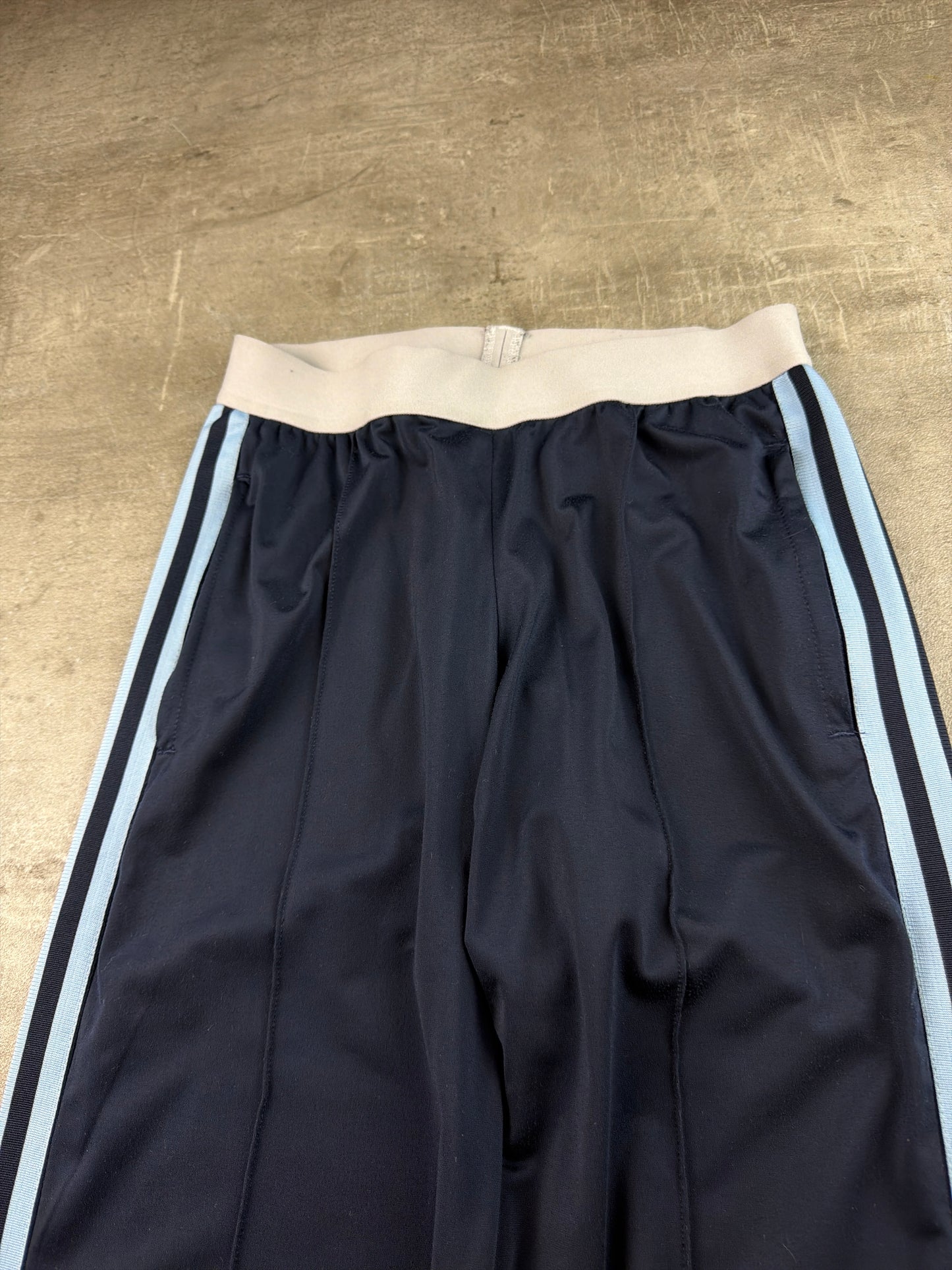 Adidas Three Stripes Trackpants – Navy / Light Blue