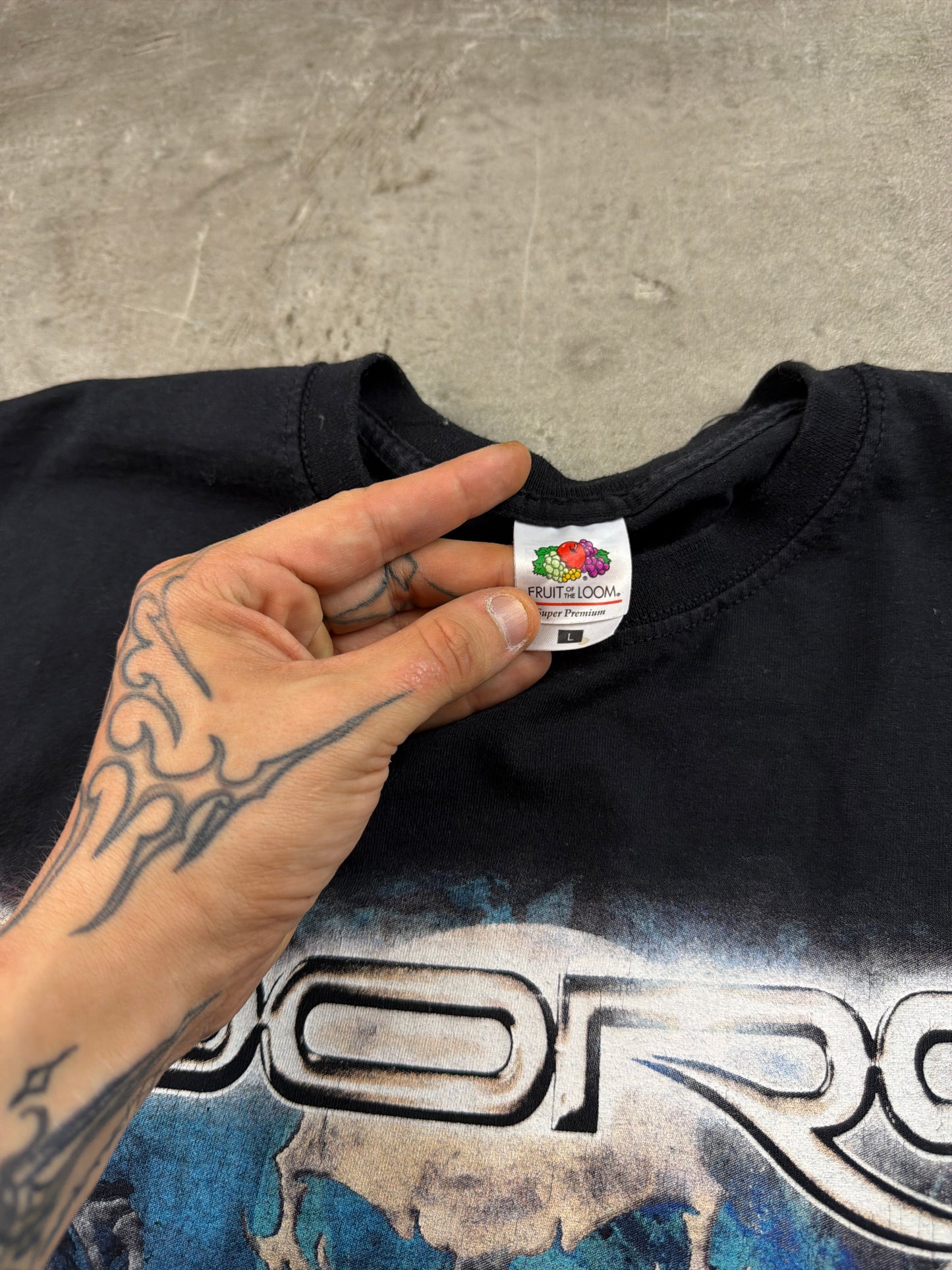 Doro Pesch "Forever Warriors" Heavy Metal Graphic Tee - Black / Cyber Grunge