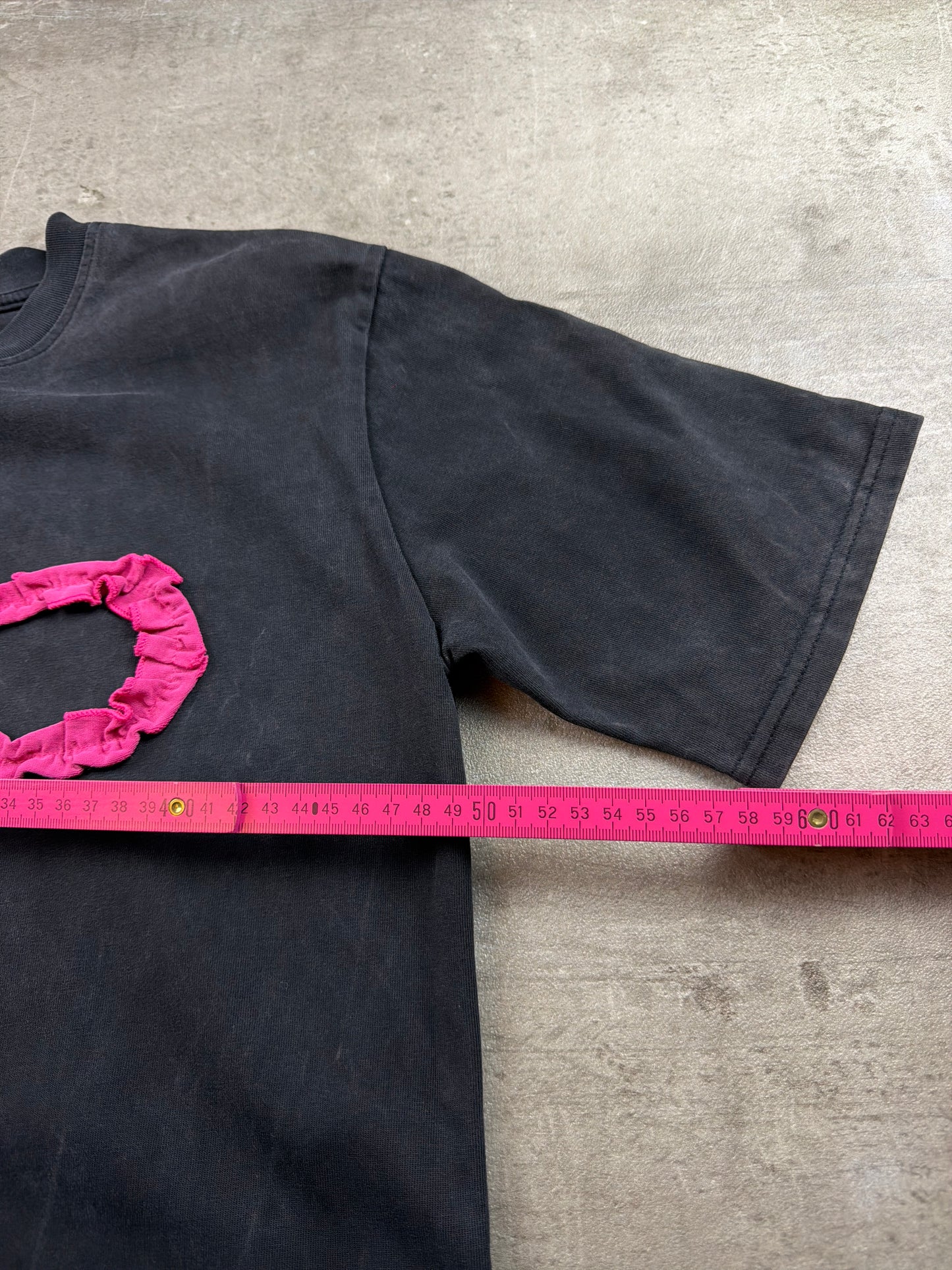 Kill System x New Era Pink Ribbon "Everything Will Be Okey" Graphic Tee - Washed Black / Pink