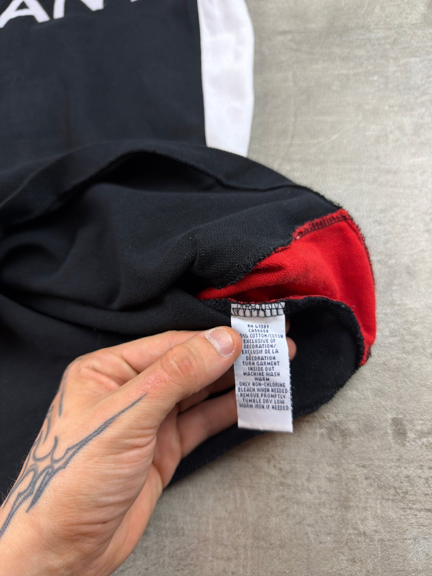 Ralph Lauren Vintage Germany Custom Polo Shirt - Black / Red / White