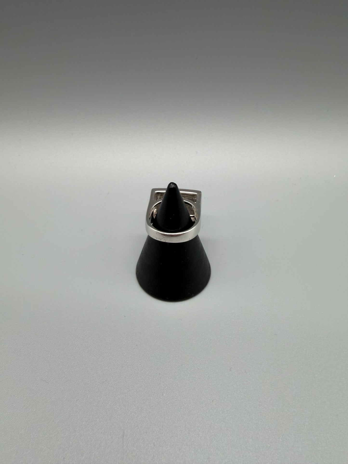 Pierre Lang Archive Statement Pavé Ring – Silver / Cyber Y2K