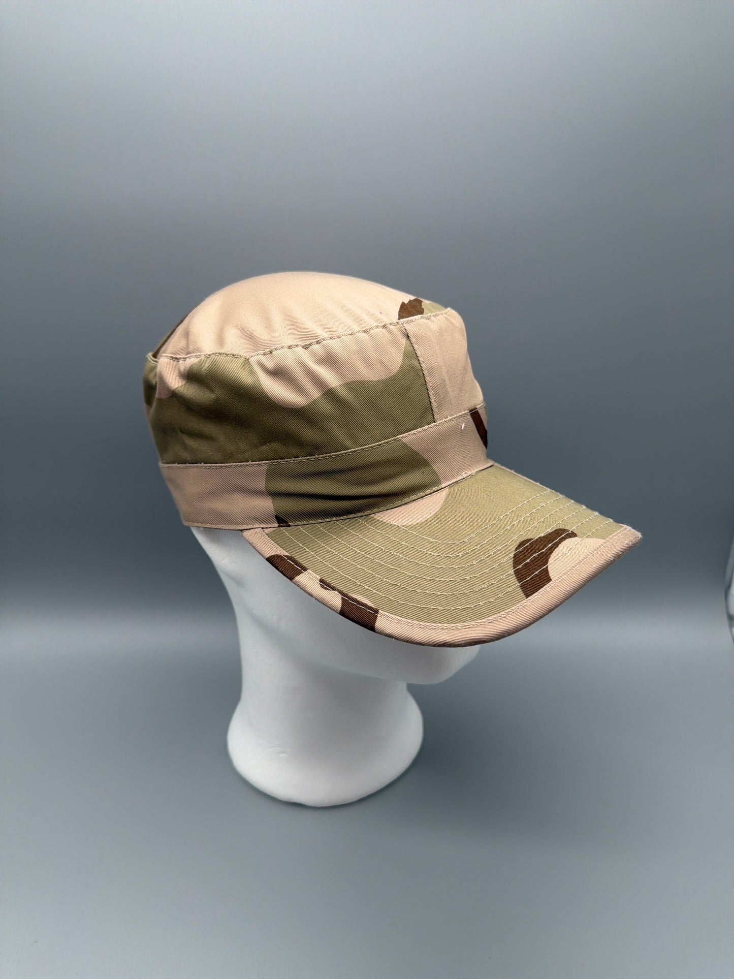 Vintage Military Y2K "Desert Storm" Tactical Army Patrol Cap - Sand Camo