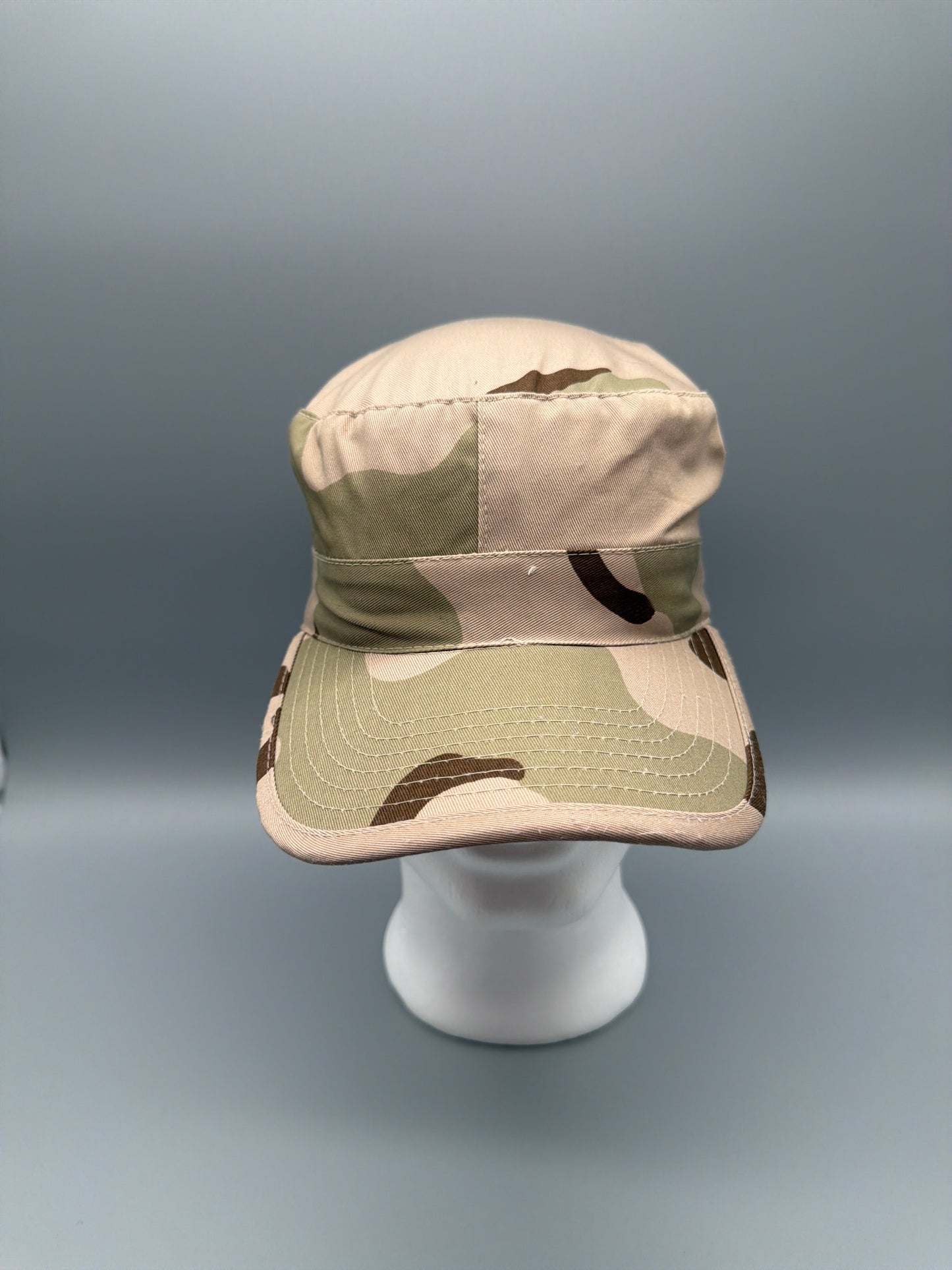 Vintage Military Y2K "Desert Storm" Tactical Army Patrol Cap - Sand Camo
