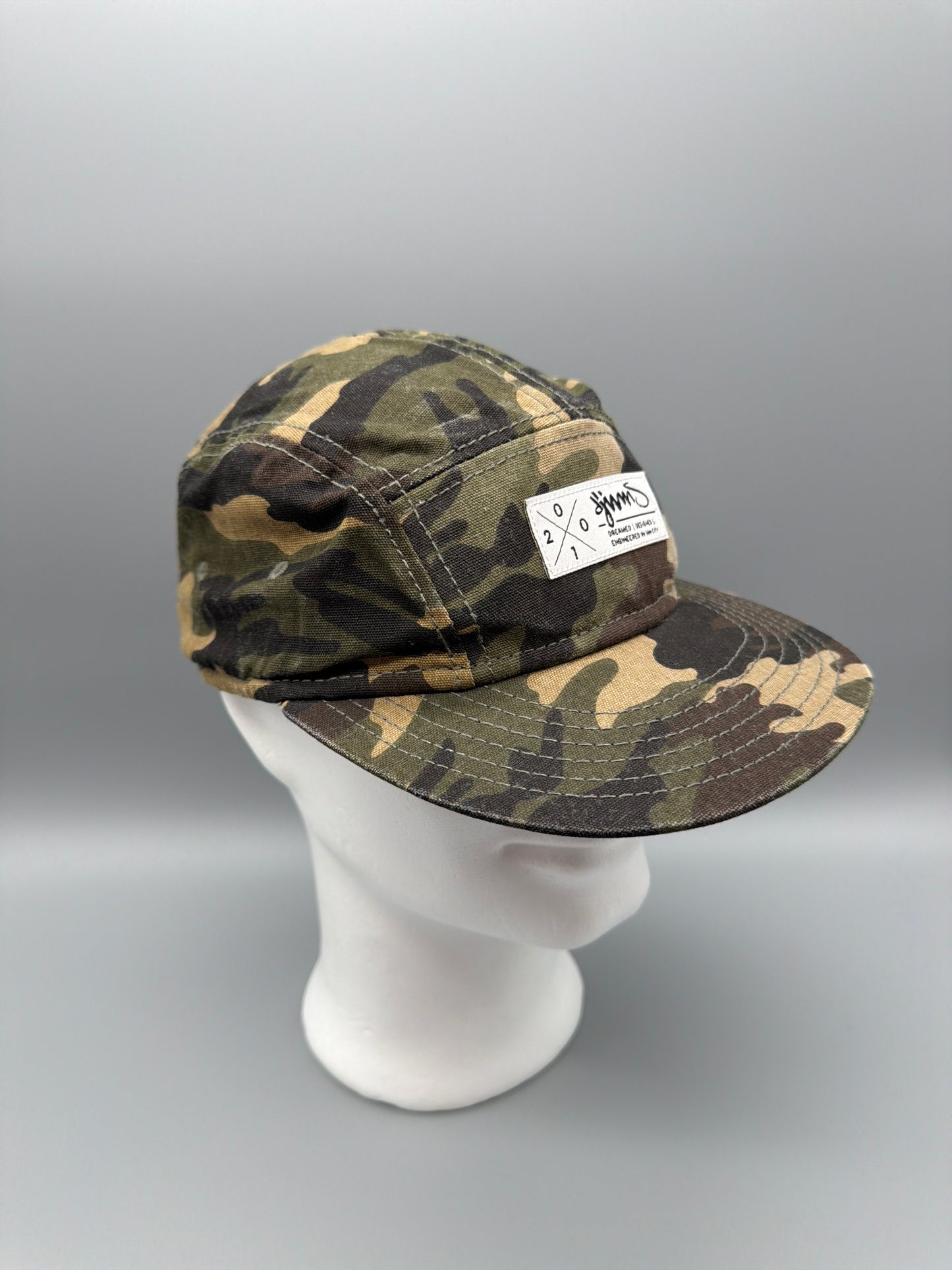 Djinns 5-Panel Camp Cap - Camo / Streetwear Gorpcore