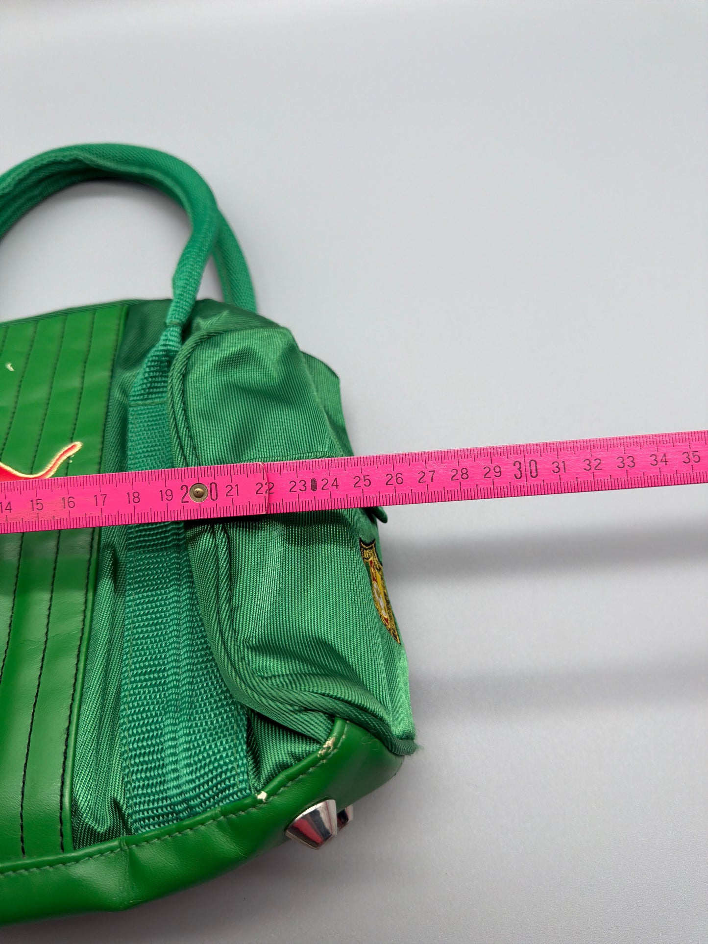 Puma "Fécafoot Cameroon" Y2K Sport Bowling Mini Bag - Emerald Green & Red