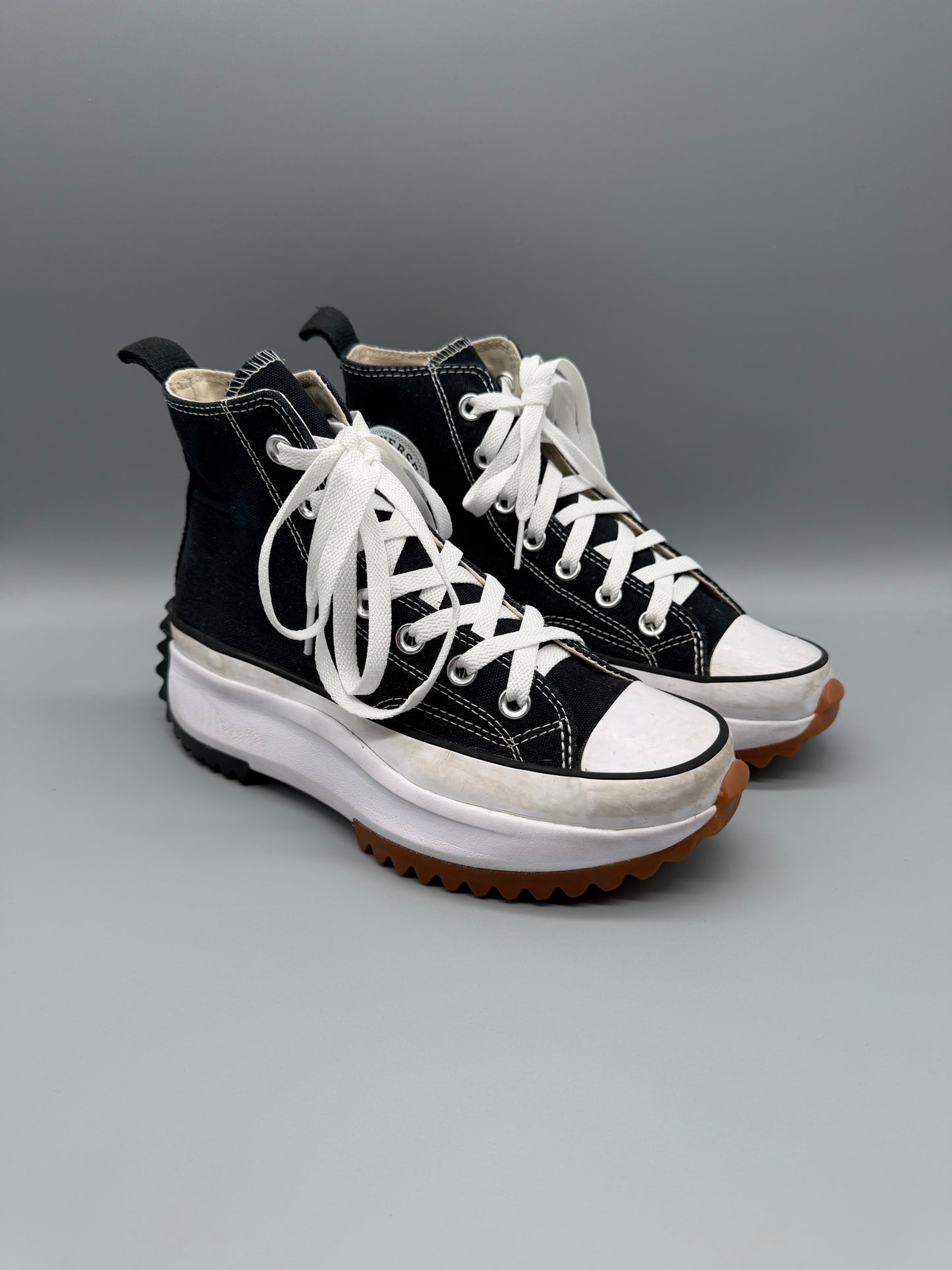 Converse Run Star Hike High Top Platform Sneaker - Black & White / Y2K Core