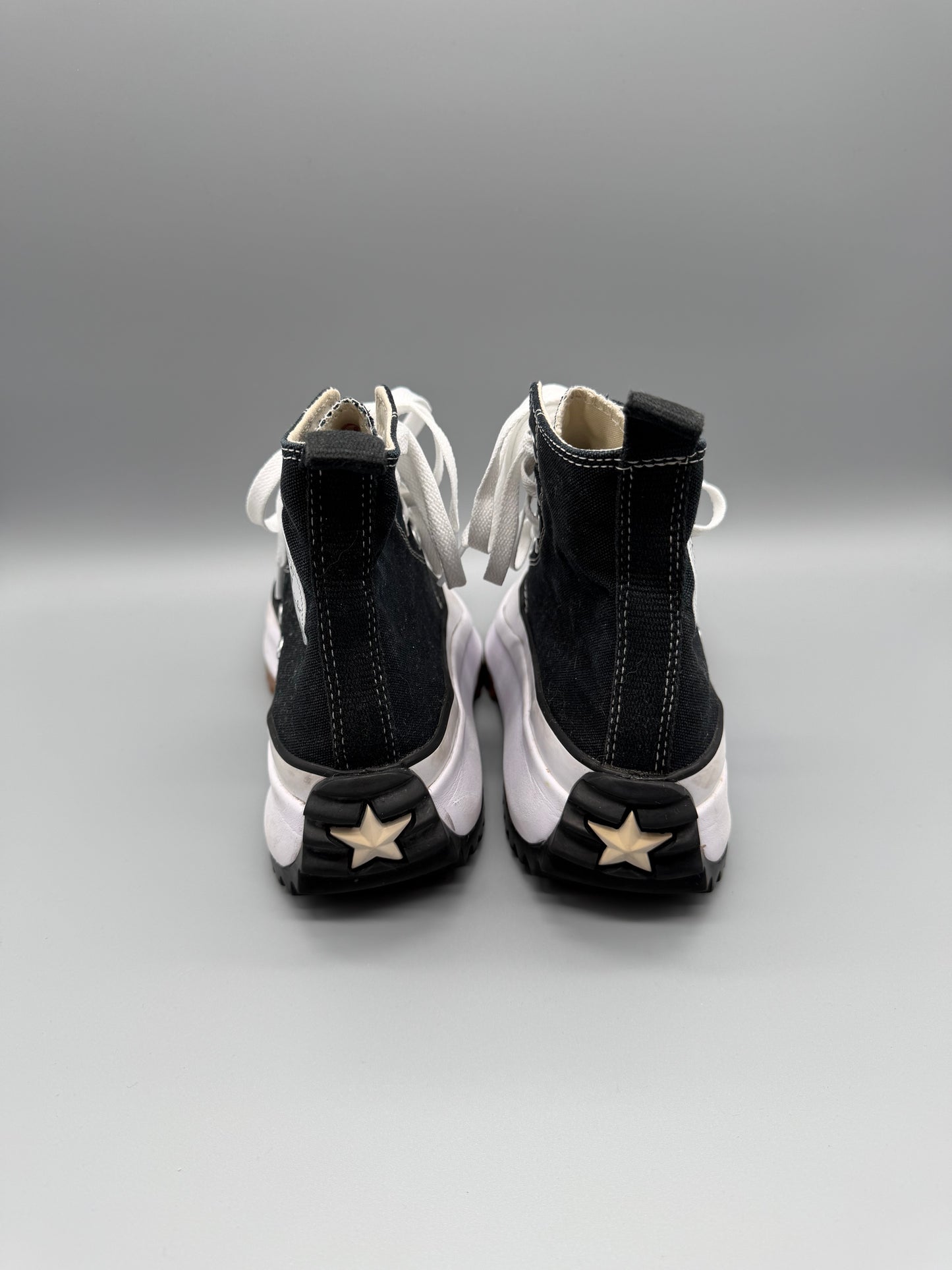 Converse Run Star Hike High Top Platform Sneaker - Black & White / Y2K Core