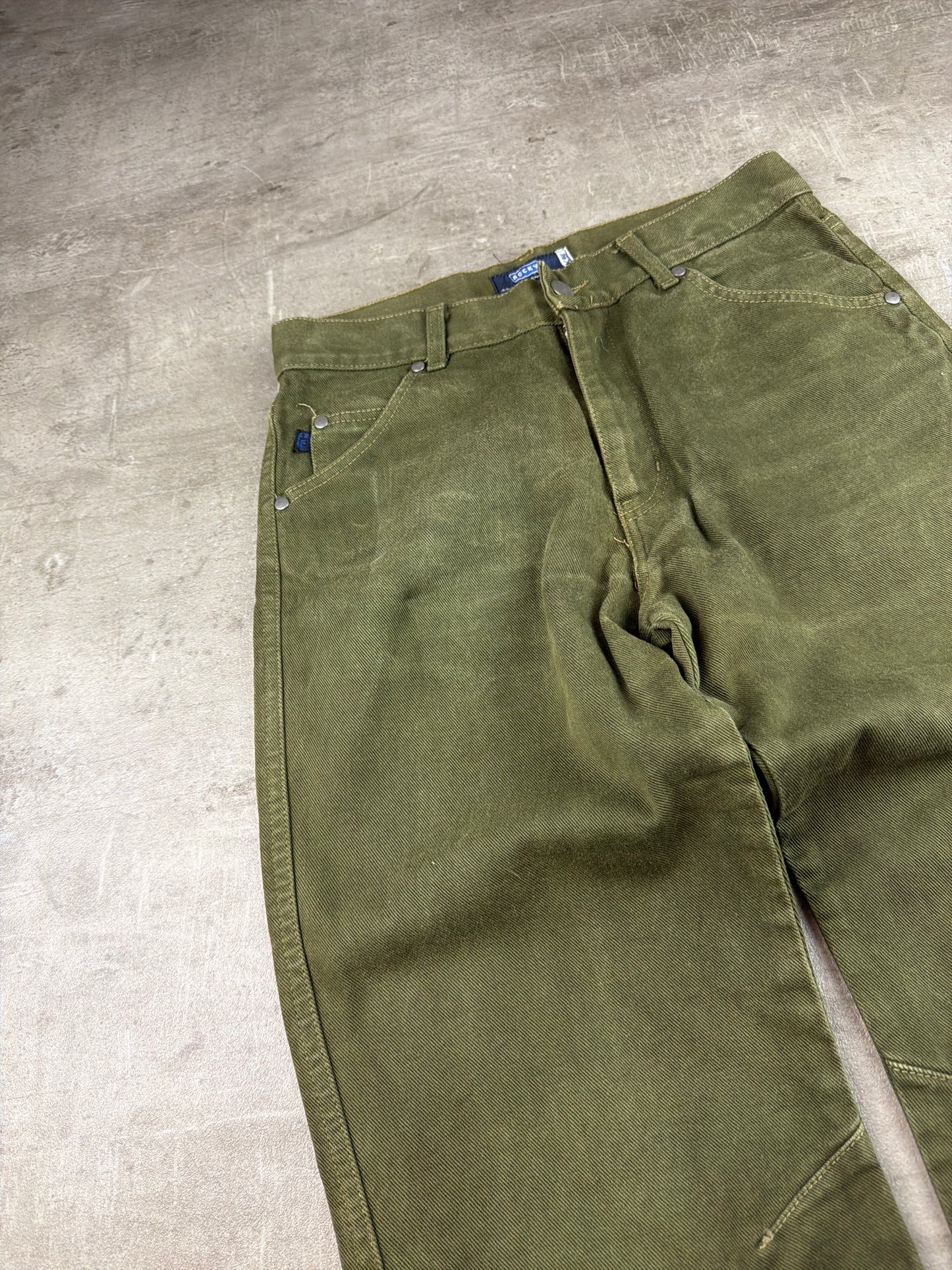 Rocky Y2K Utility "Nippon 3" Articulated Knee Pants - Washed Olive Green