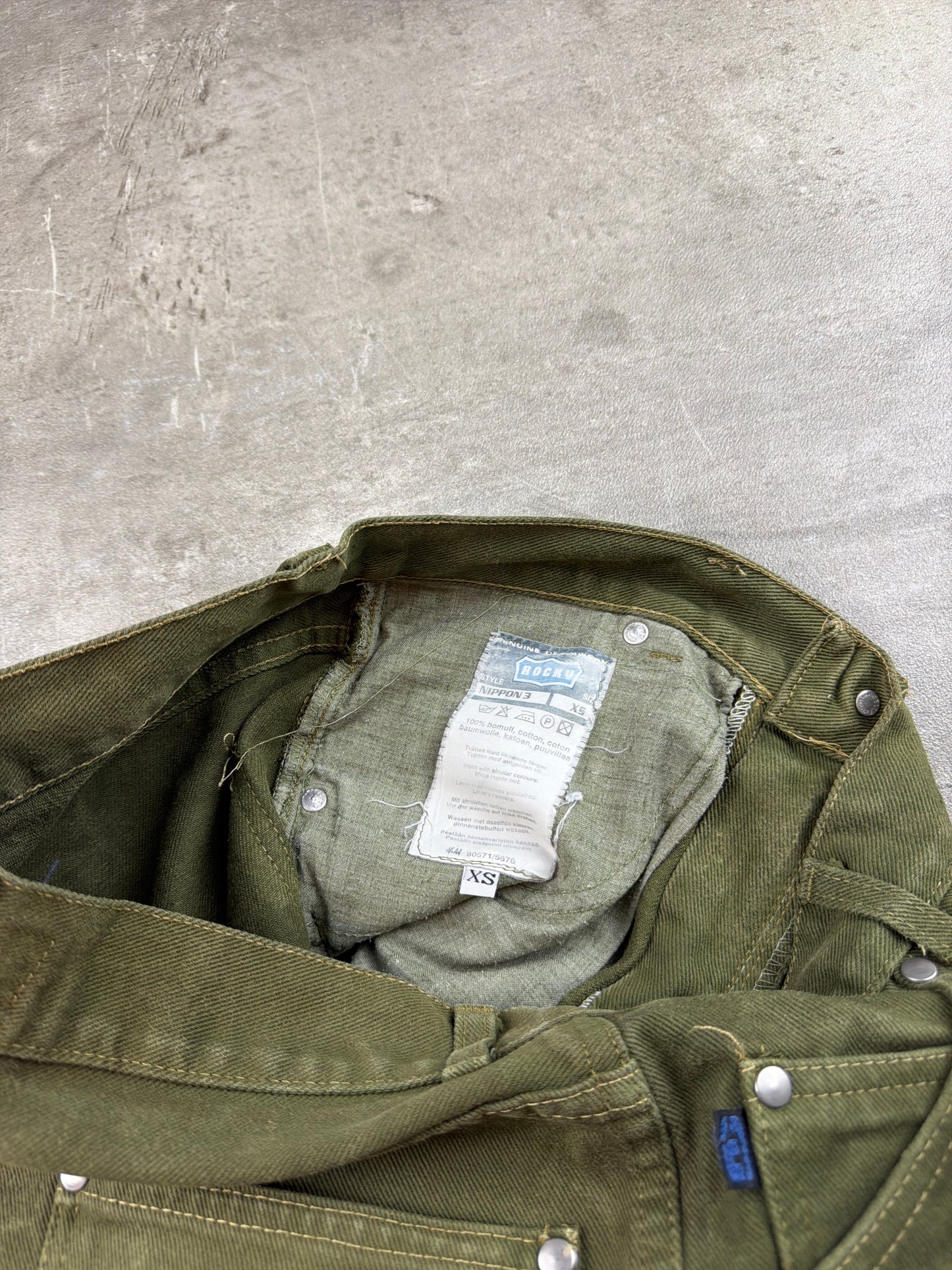 Rocky Y2K Utility "Nippon 3" Articulated Knee Pants - Washed Olive Green