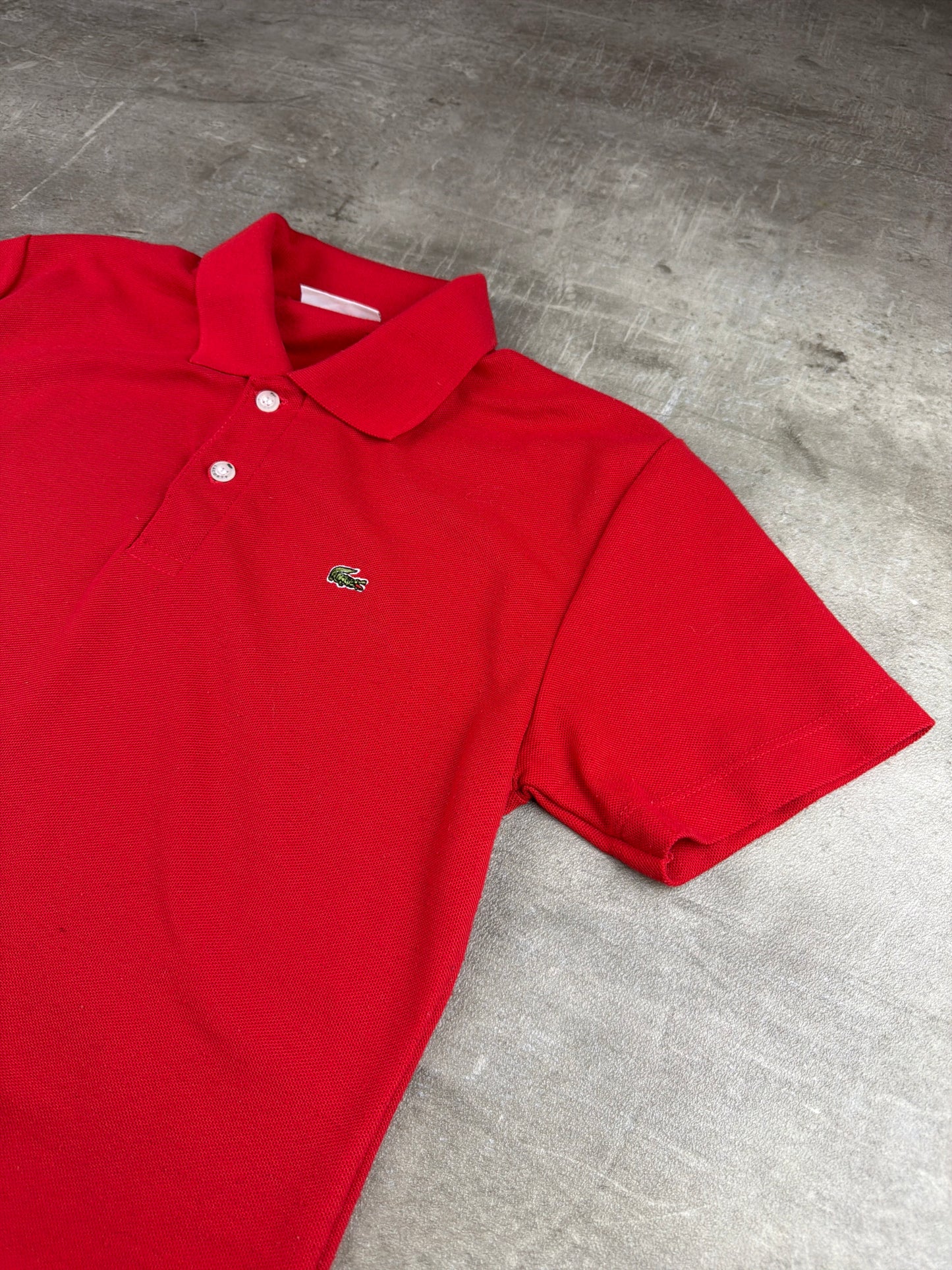 Chemise Lacoste Archive "Made in France" Classic Piqué Polo Shirt - Cherry Red