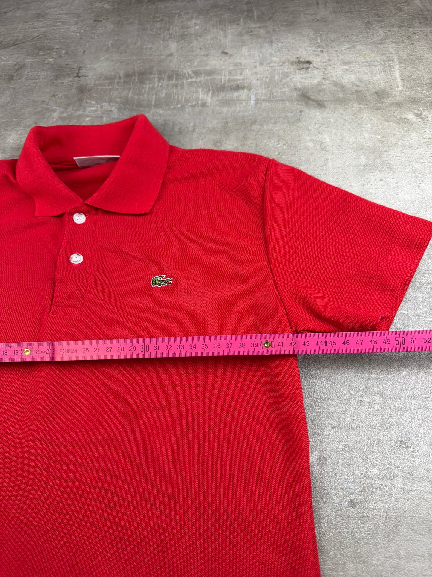 Chemise Lacoste Archive "Made in France" Classic Piqué Polo Shirt - Cherry Red